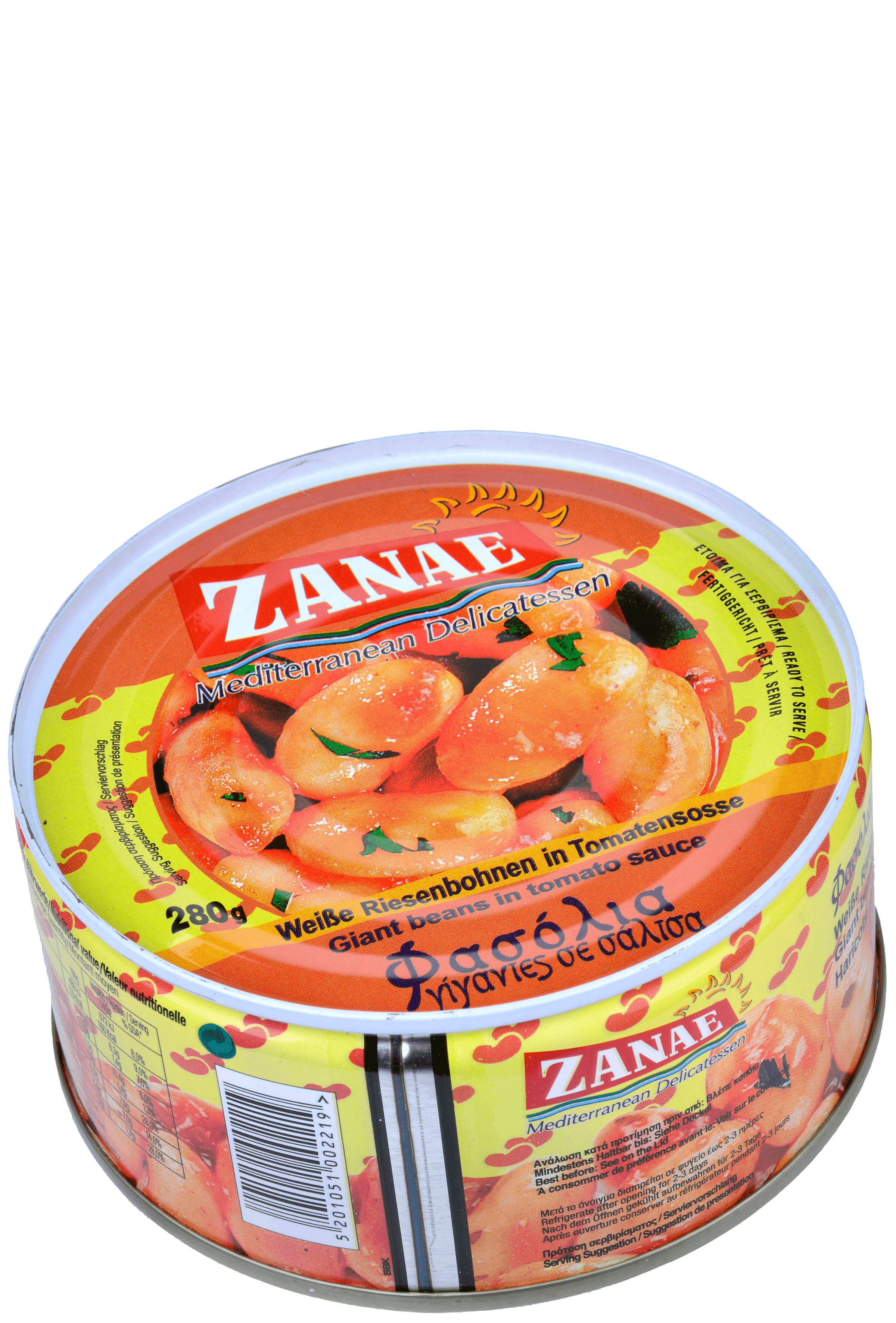 Blik Zanae reuzenbonen in tomatensaus 280 g
