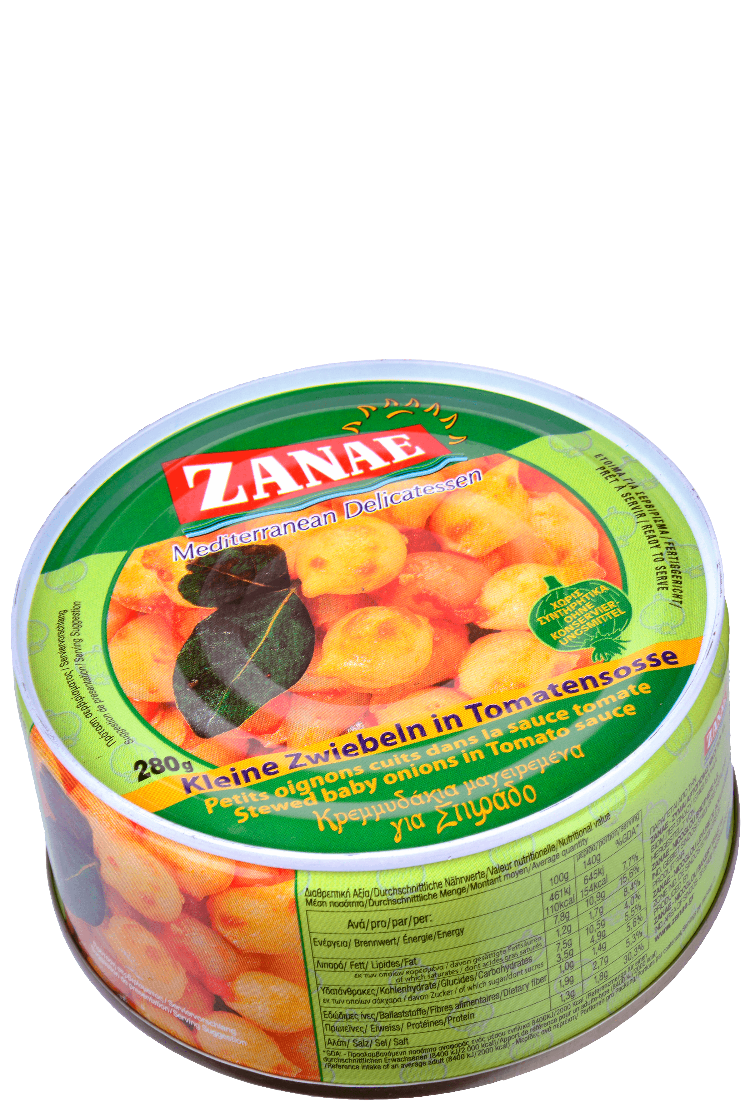 Zanea Kleine Uien in Tomatensaus 280g