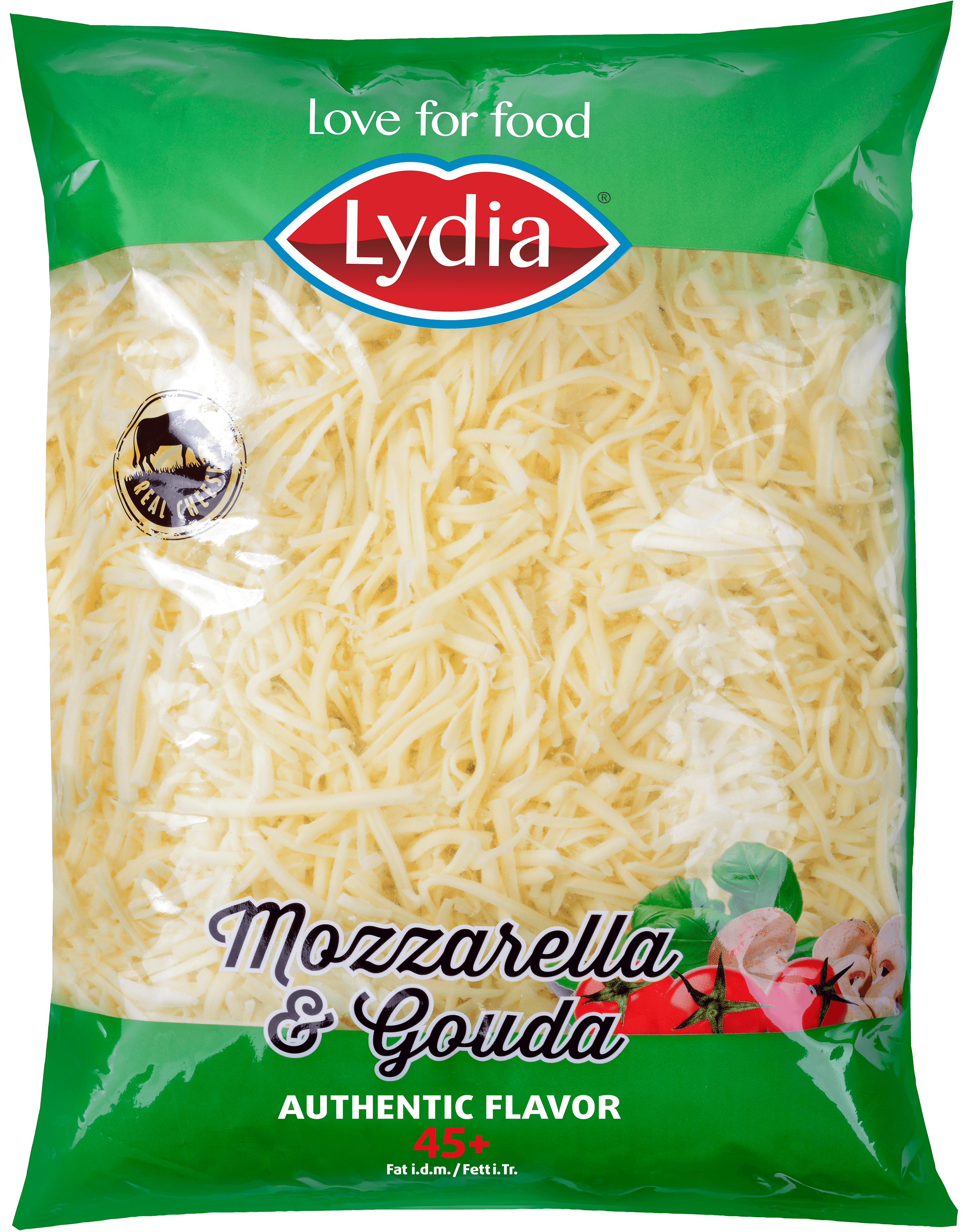 Lydia Geraspte Mozzarella & Gouda Kaas 45+ ca. 2kg