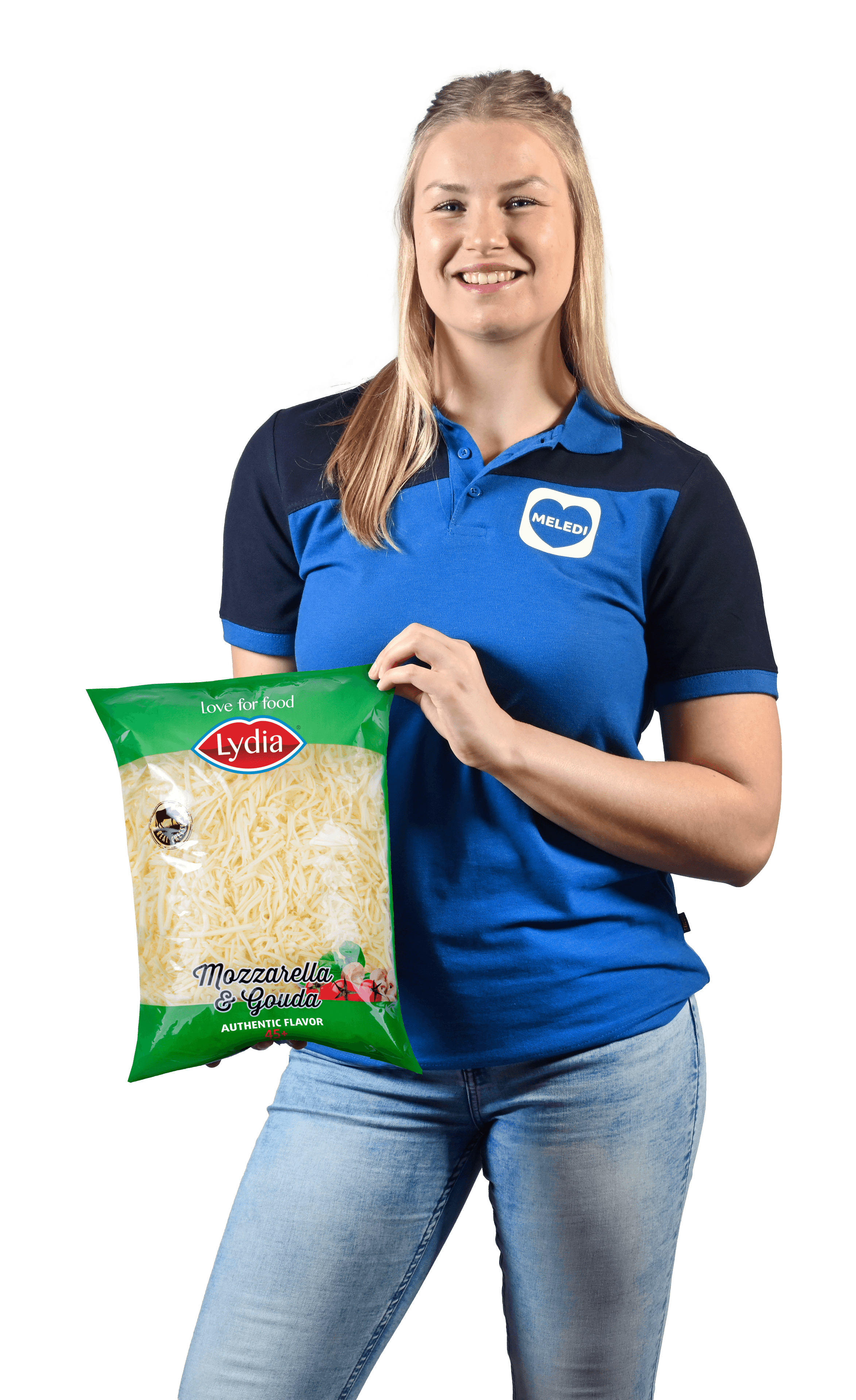 Lydia Geraspte Mozzarella & Gouda Kaas 45+ ca. 2kg thumbnail 2