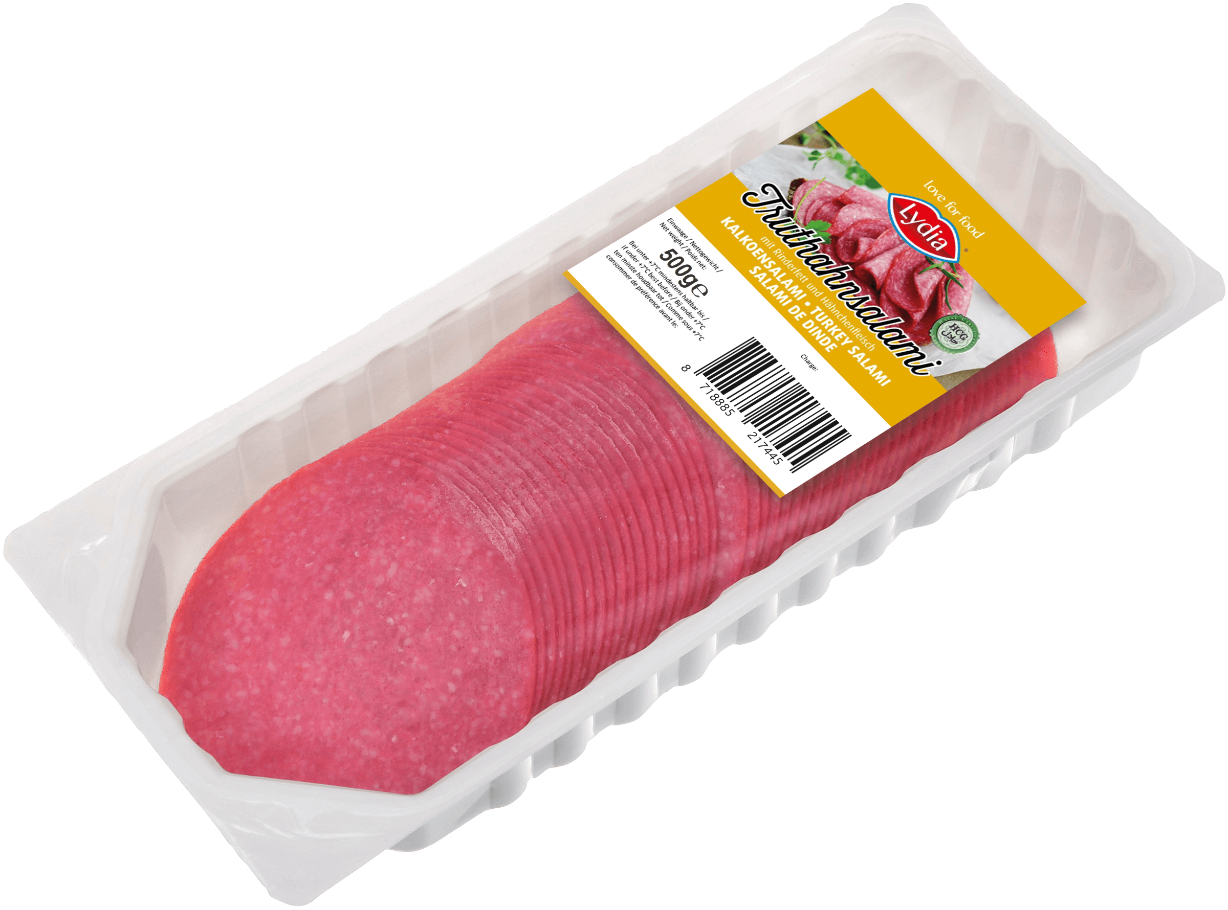 Lydia Kalkoensalami ca. 500g