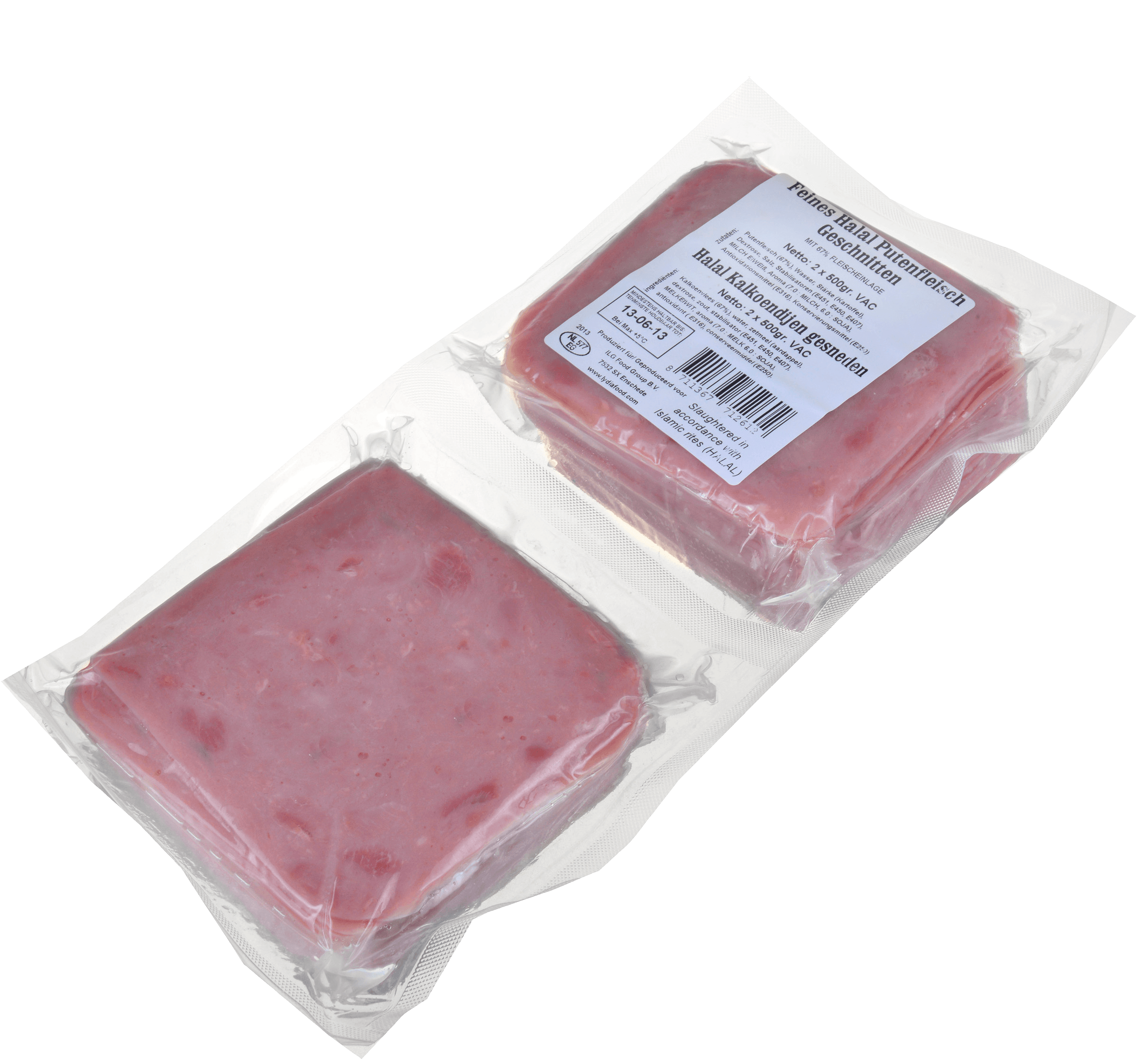 Pak kalkoenham plakjes naturel ca 1 kg