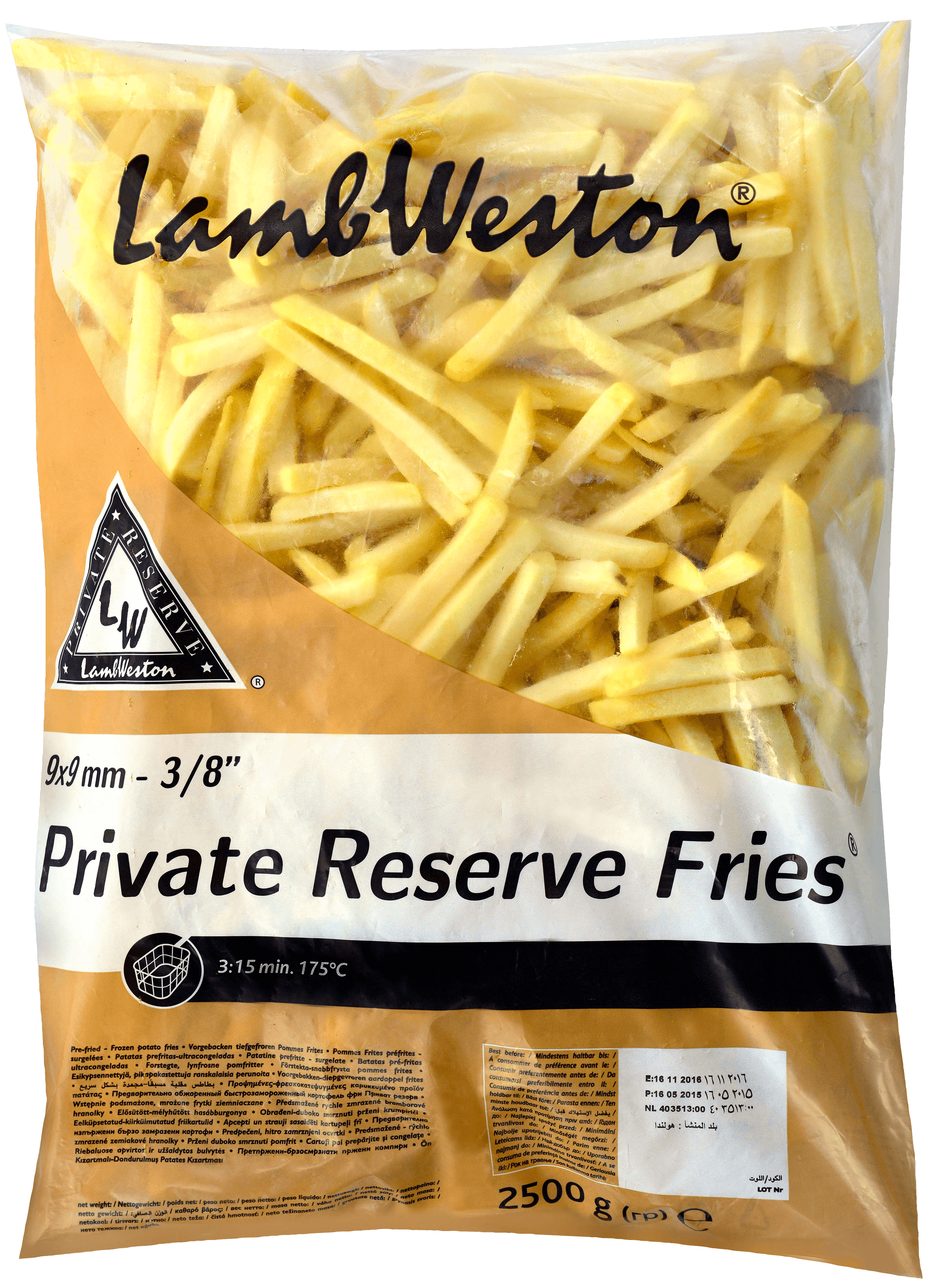 LambWeston Fries 9x9mm