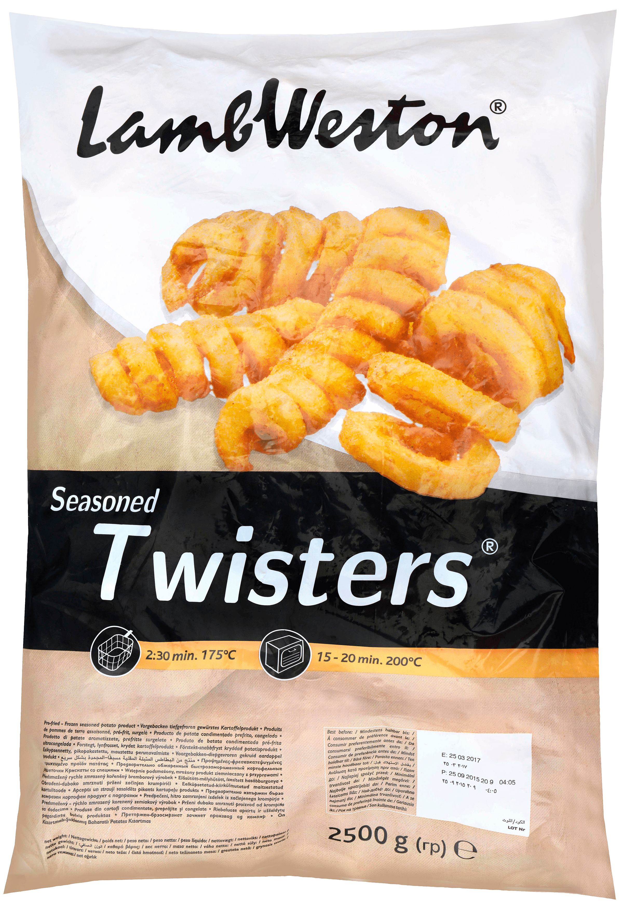 LambWeston Twisters 2,5kg