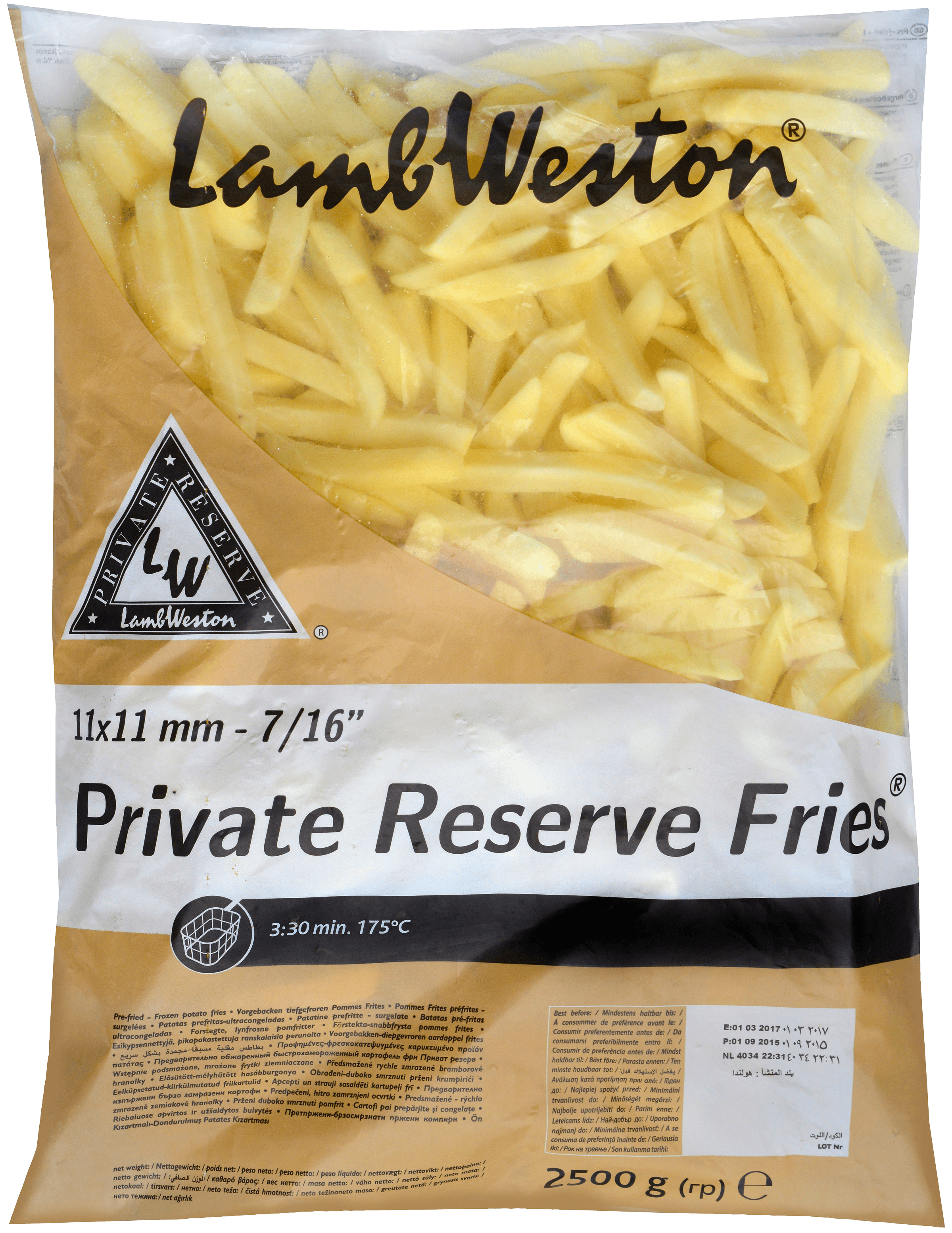 LambWeston Fries 11x11mm