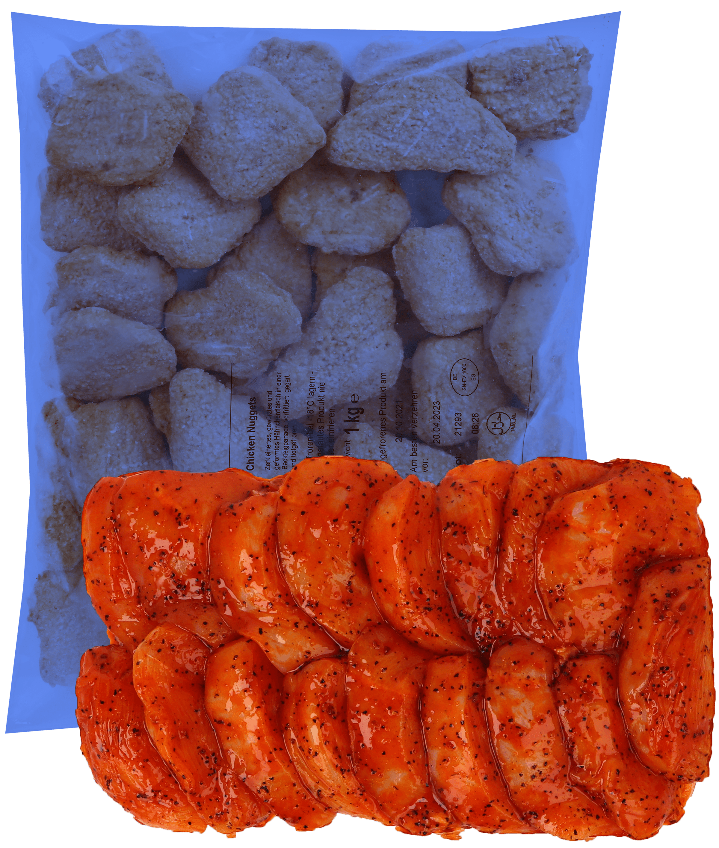 Kipfitlet gemarineerd Mini Spicy Peper 2,5kg