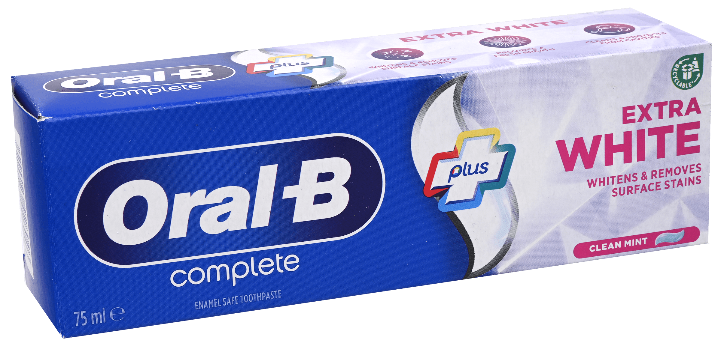 2 tubes Oral-B Tandpasta Complete Extra White 75ml