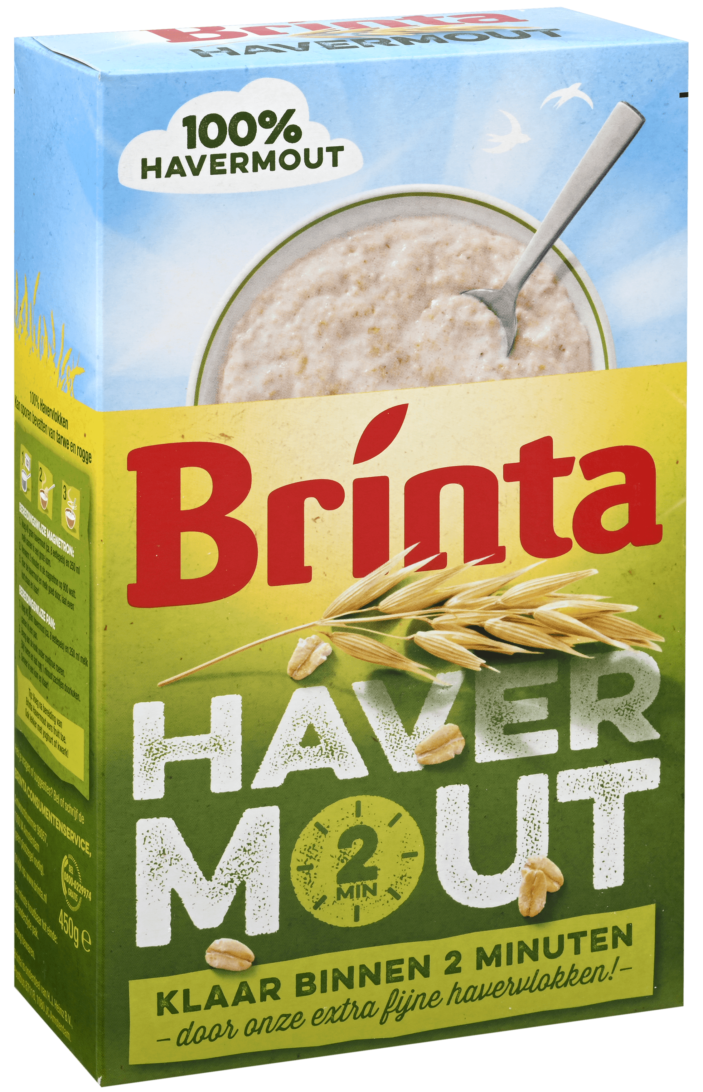 Pak Brinta havermout naturel 2 pakken 450 g
