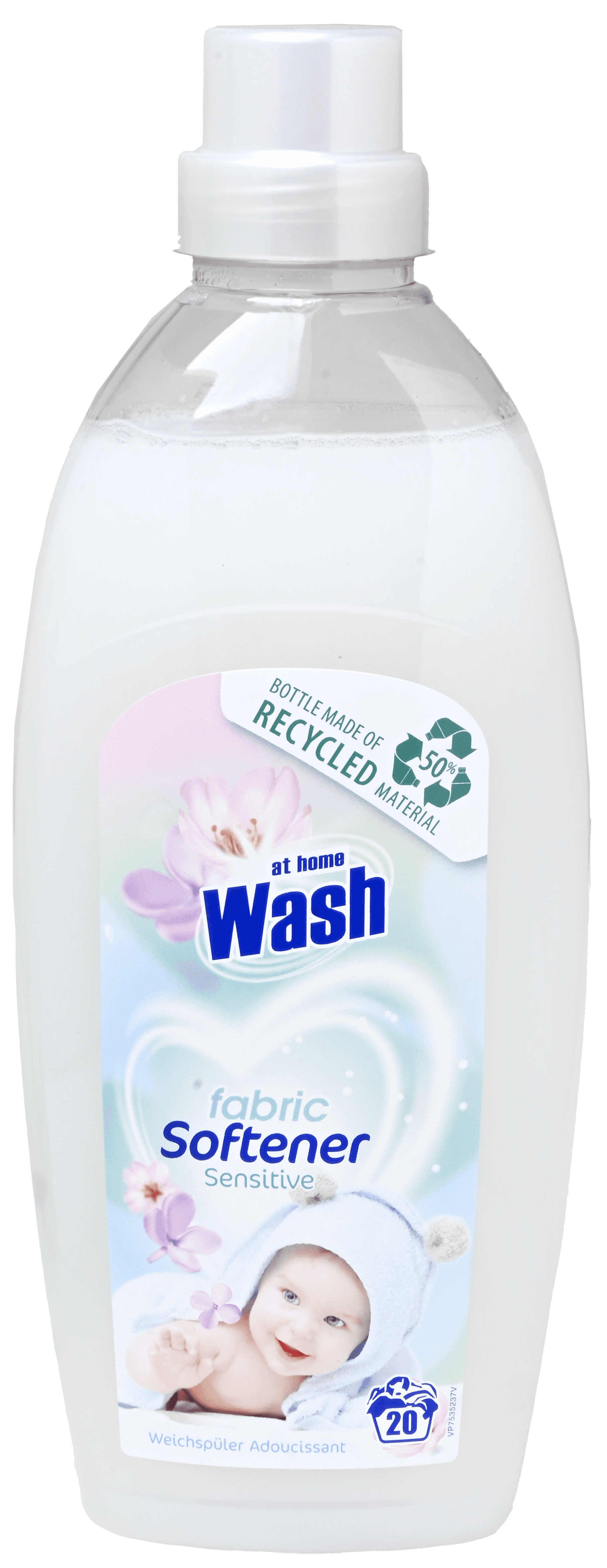 2 flessen At Home Wasverzachter Sensitive 750 ml