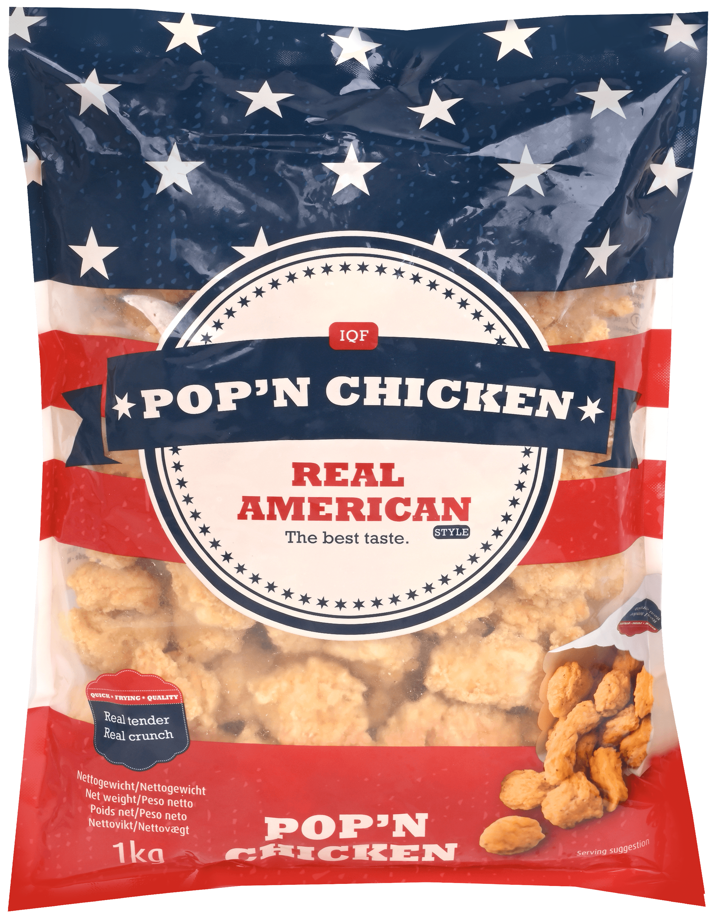 R. American Gepaneerde Popcorn Chicken ca. 1kg