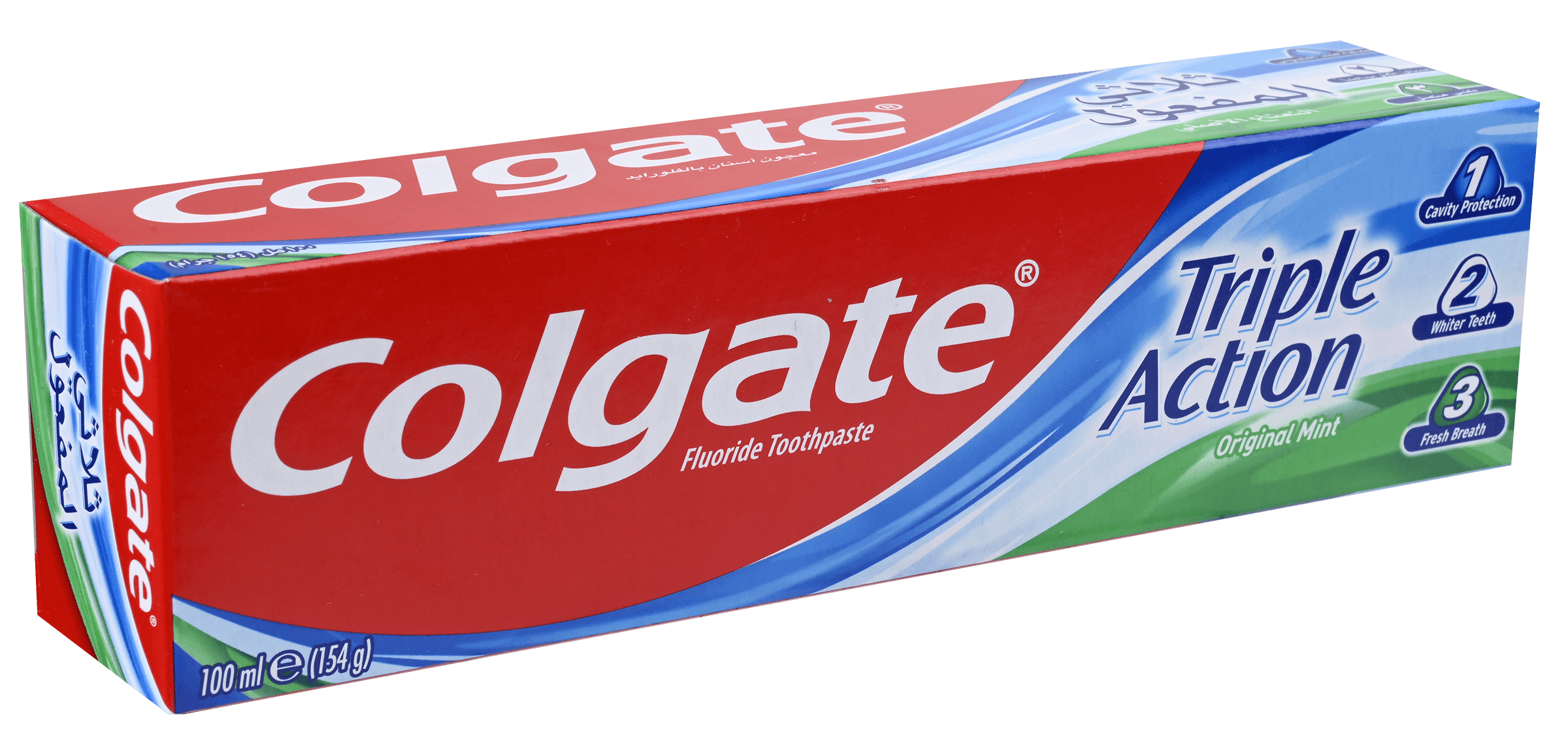 2 tubes COLGATE Tandpasta Triple Action 100ml