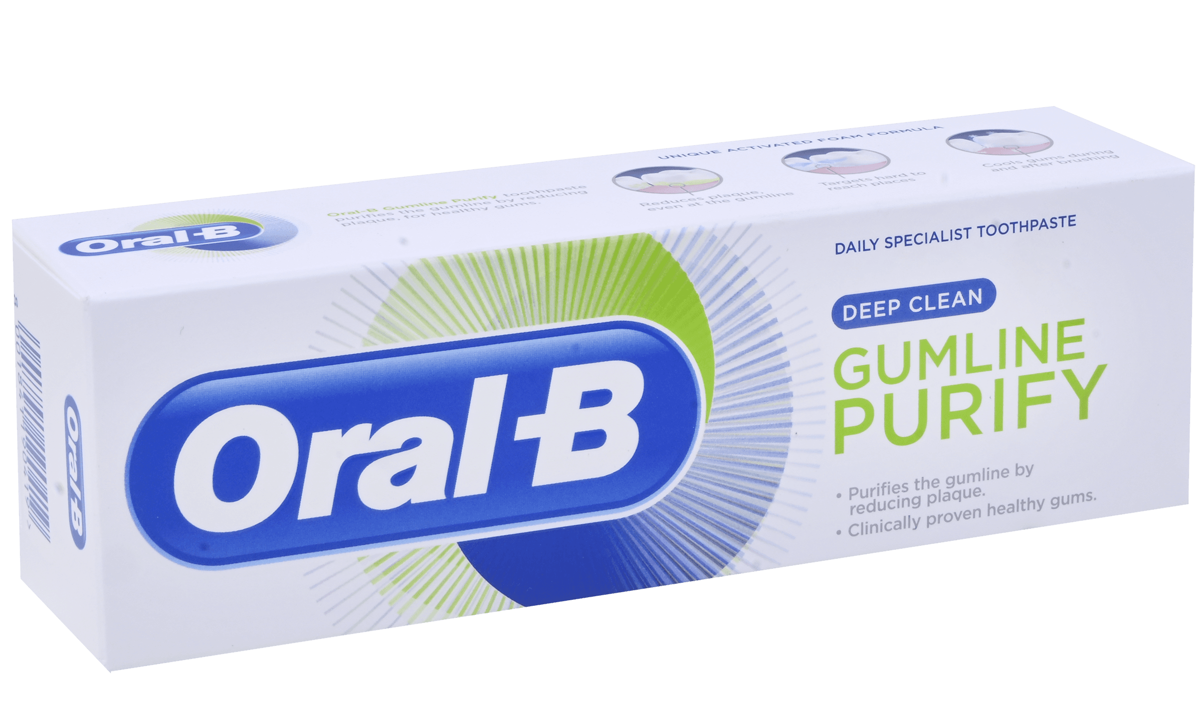 2 tubes Oral-B Tandpasta Tandvlees Purify Deep Clean 75ml