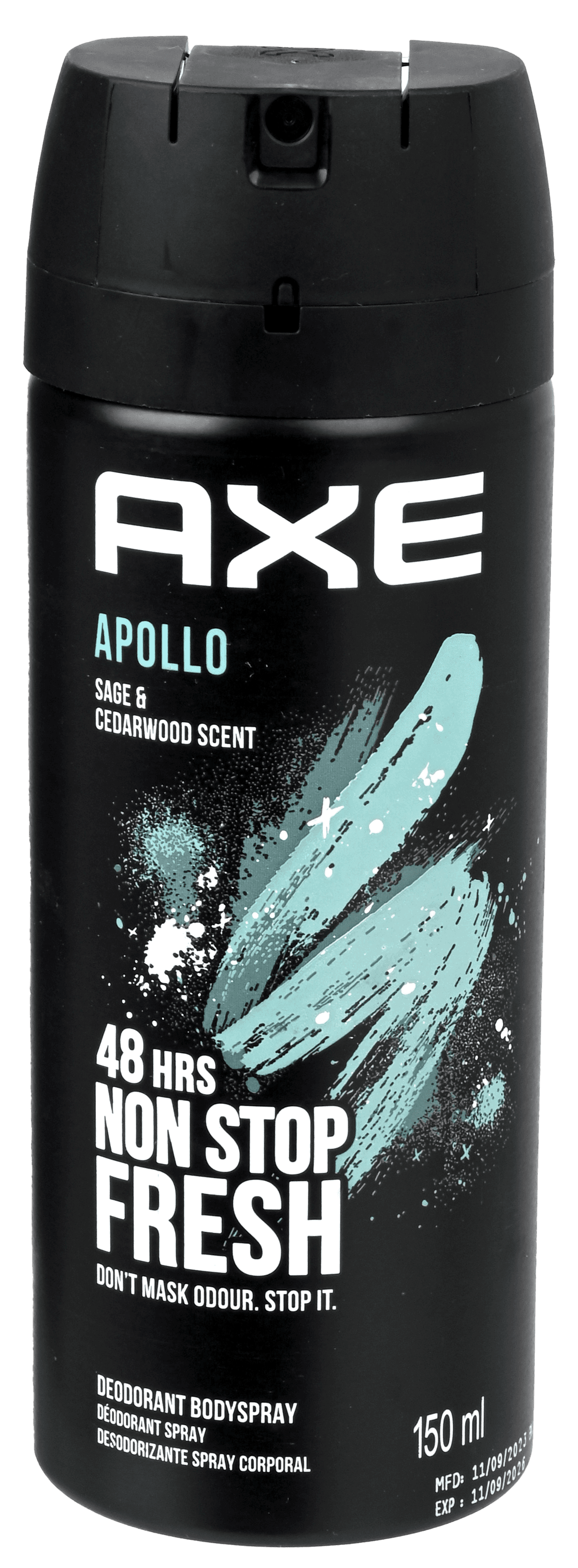 3 bussen Axe Deospray Apollo 150ml