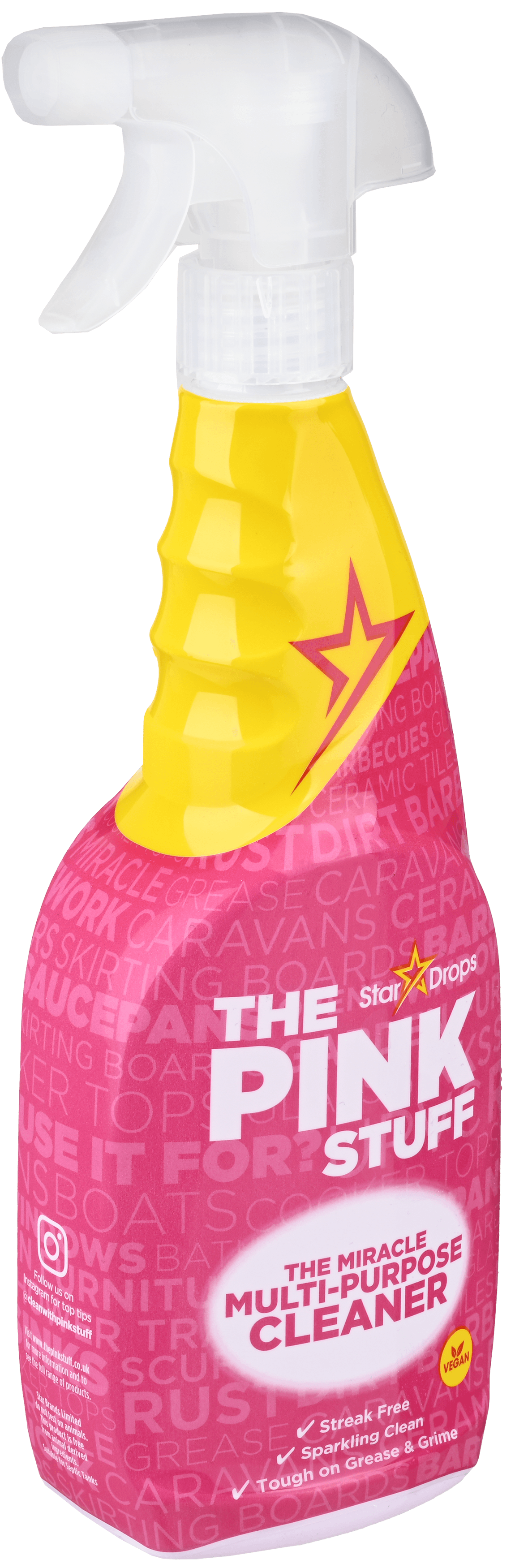 2 flessen The Pink Stuff Reinigingsspray 750ml