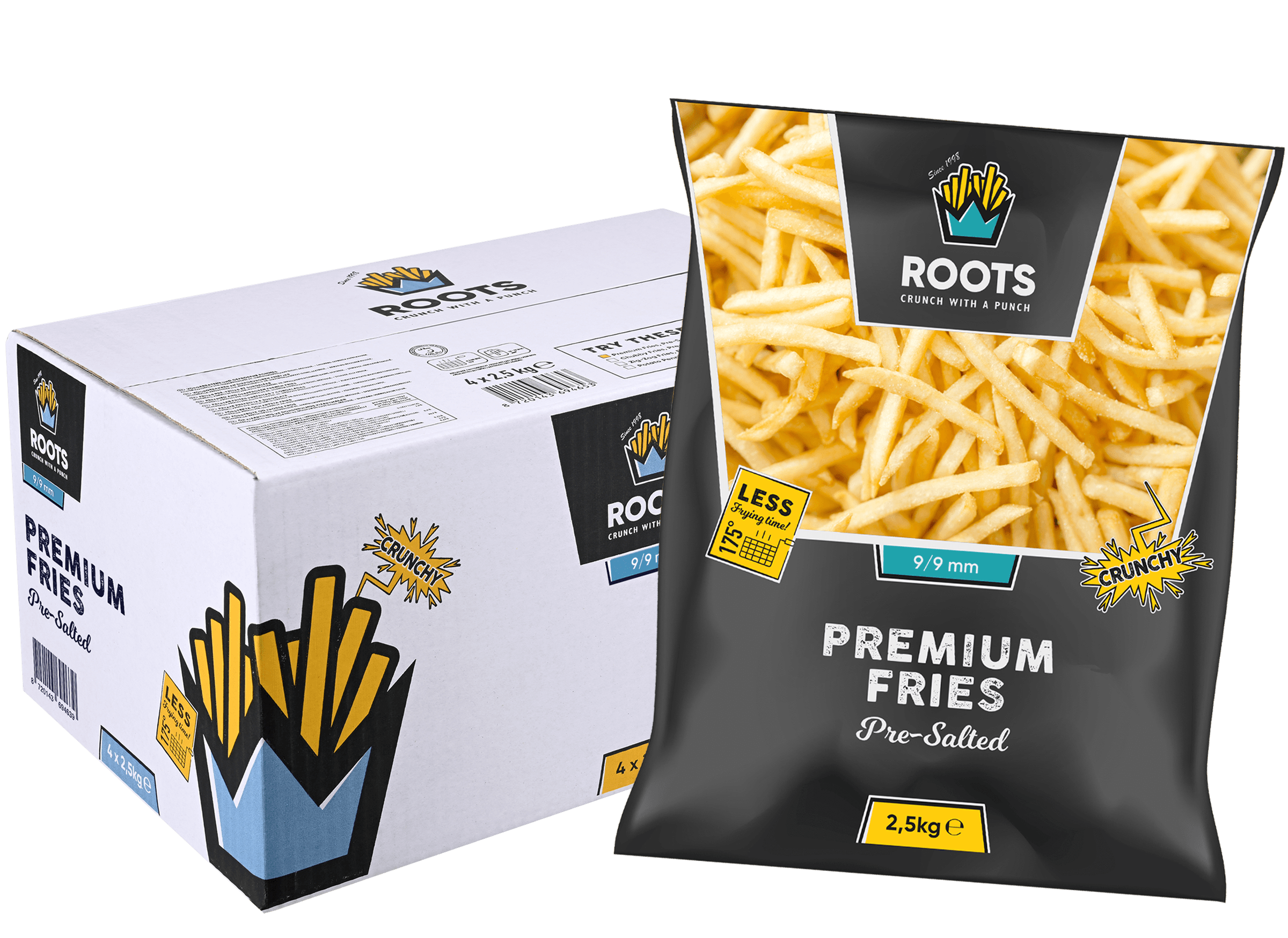 Roots Premium Fries 9x9mm 2,5kg thumbnail 1