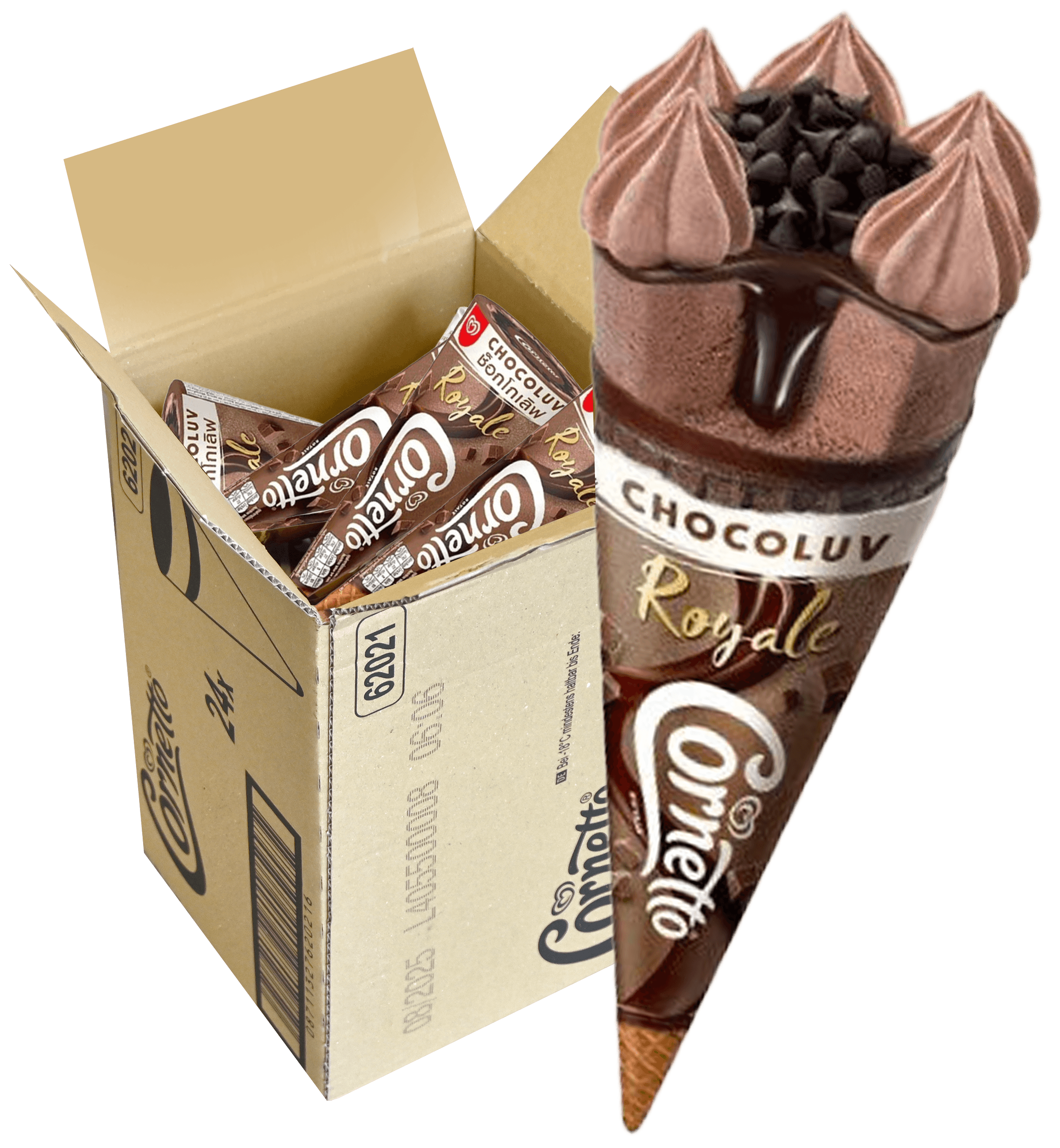 Cornetto Royal Chocolat 24x120ml