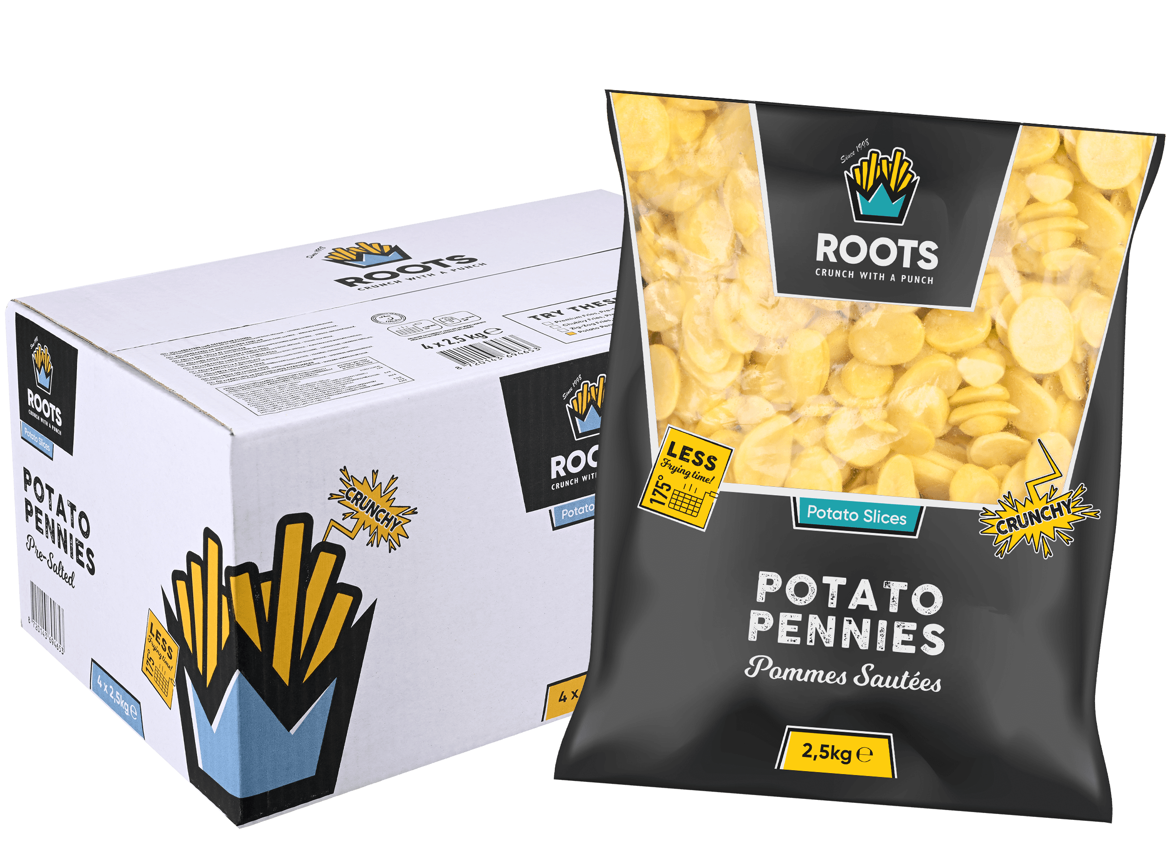 Roots Potato Pennies 2,5kg thumbnail 1