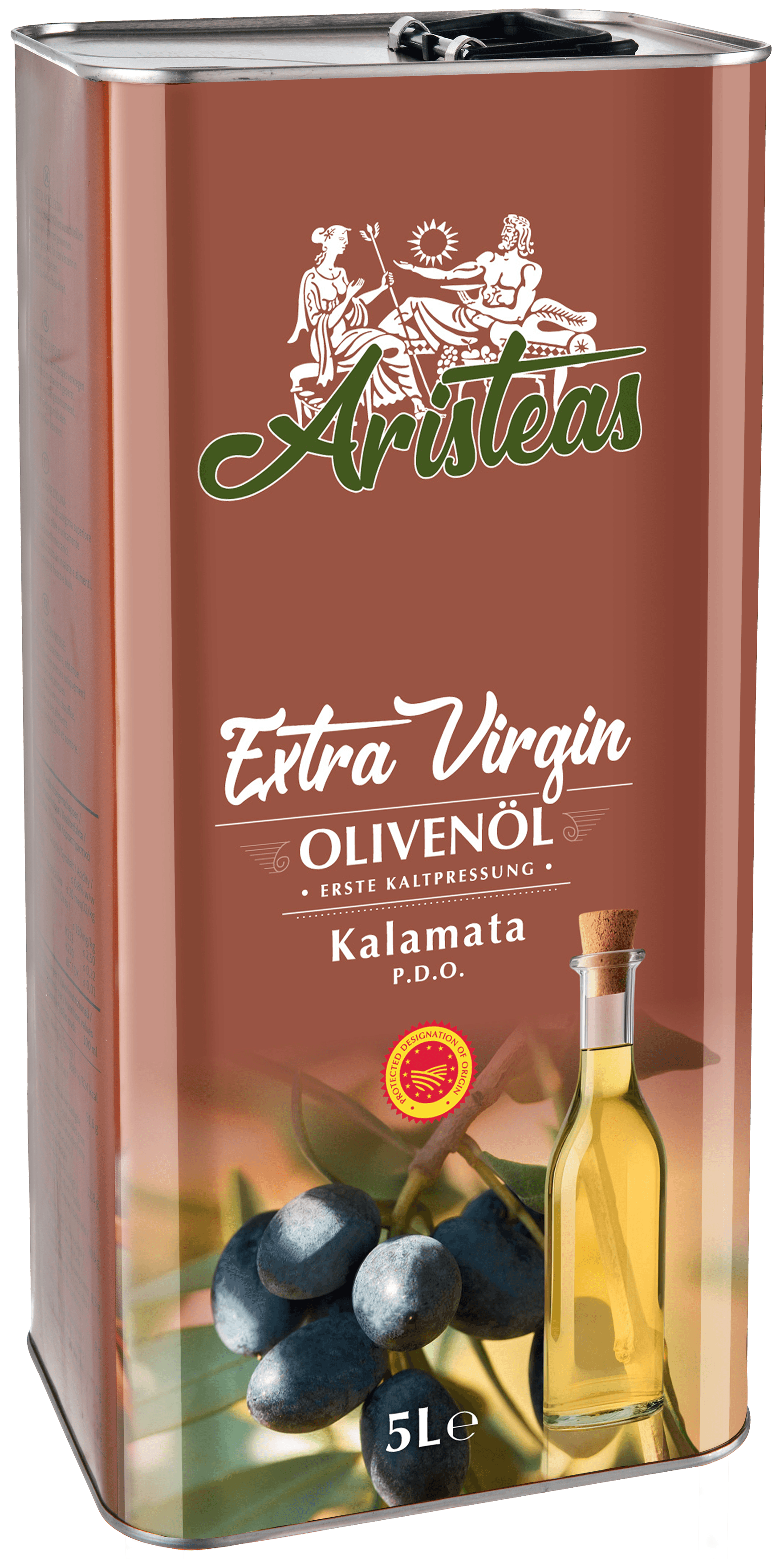 Aristeas Griekse Olijfolie Extra Vergine P.D.O. 5 L thumbnail 1