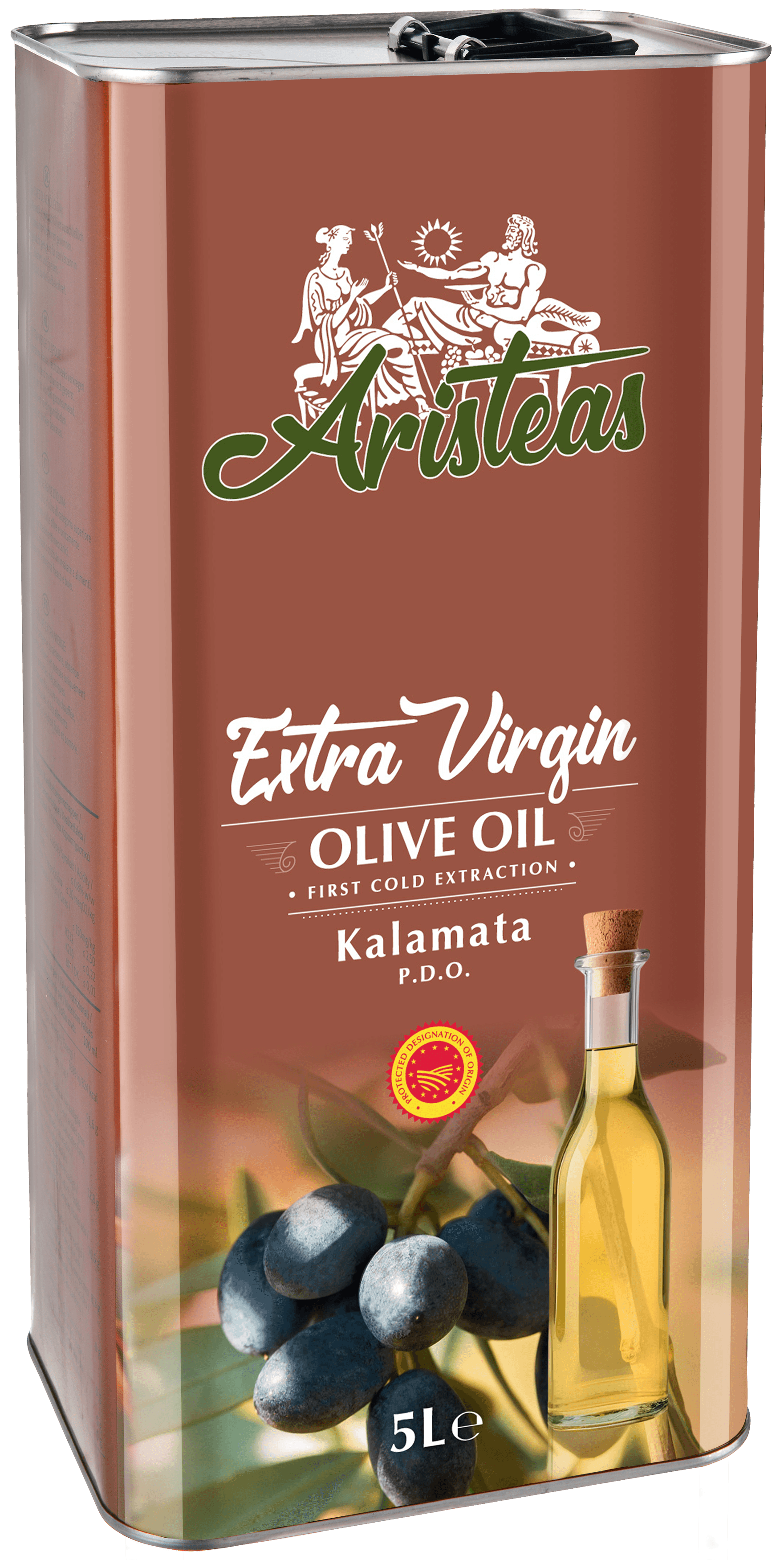 Aristeas Griekse Olijfolie Extra Vergine P.D.O. 5 L