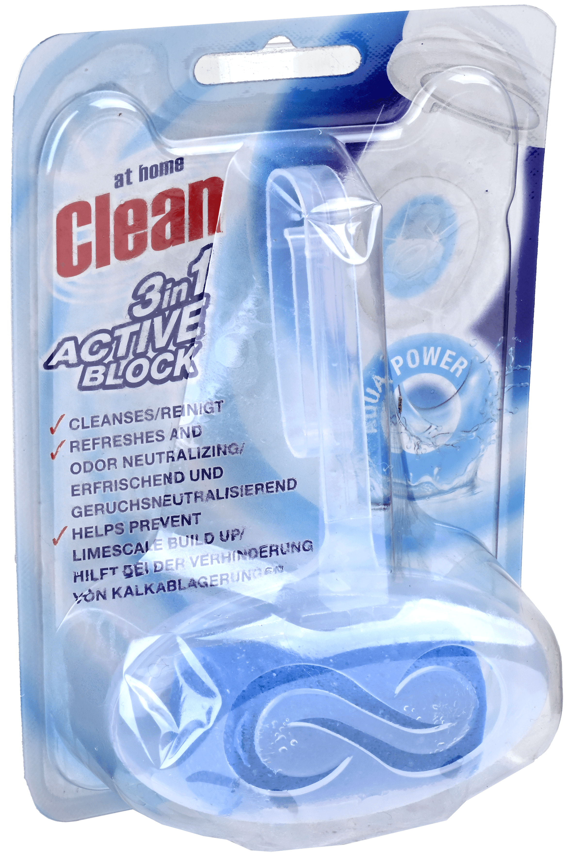 8 stuks At Home Clean Toiletblok Aqua 40g
