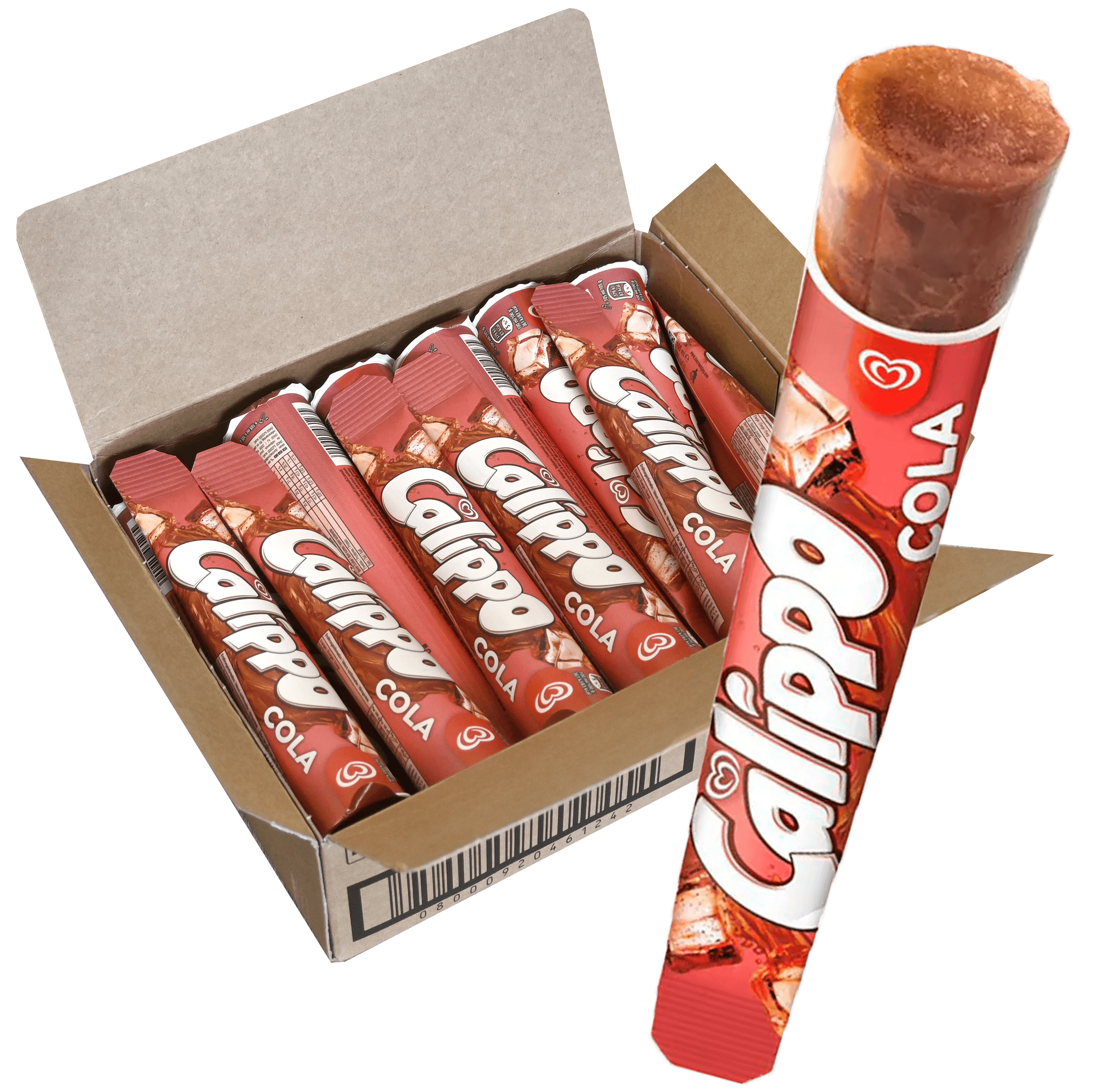 Doos Calippo ijslolly cola 24 x 105 ml