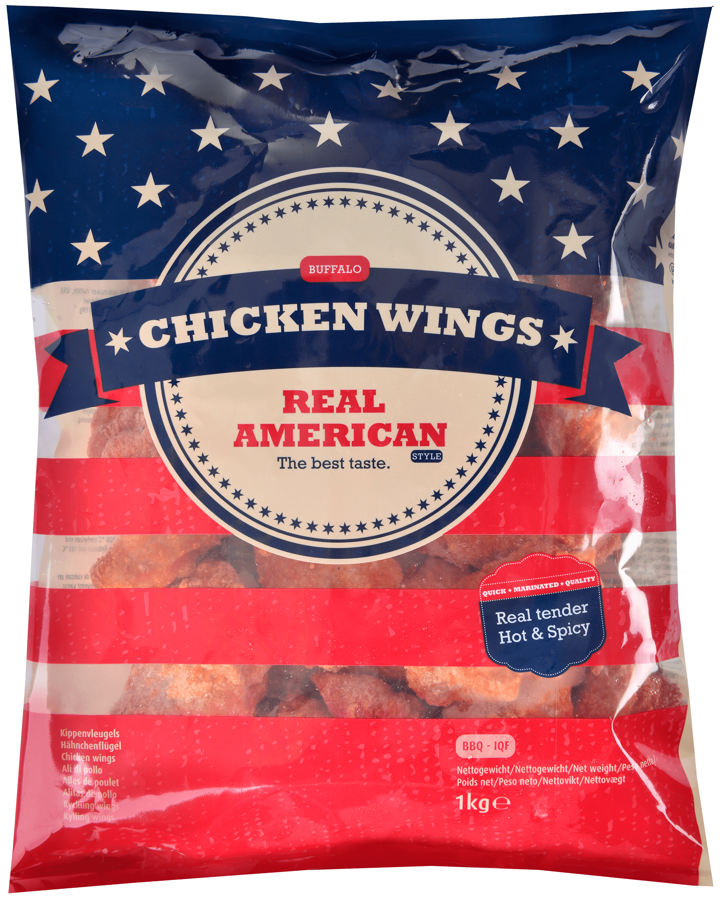 R. American Chicken Wings Buffalo ca. 1kg