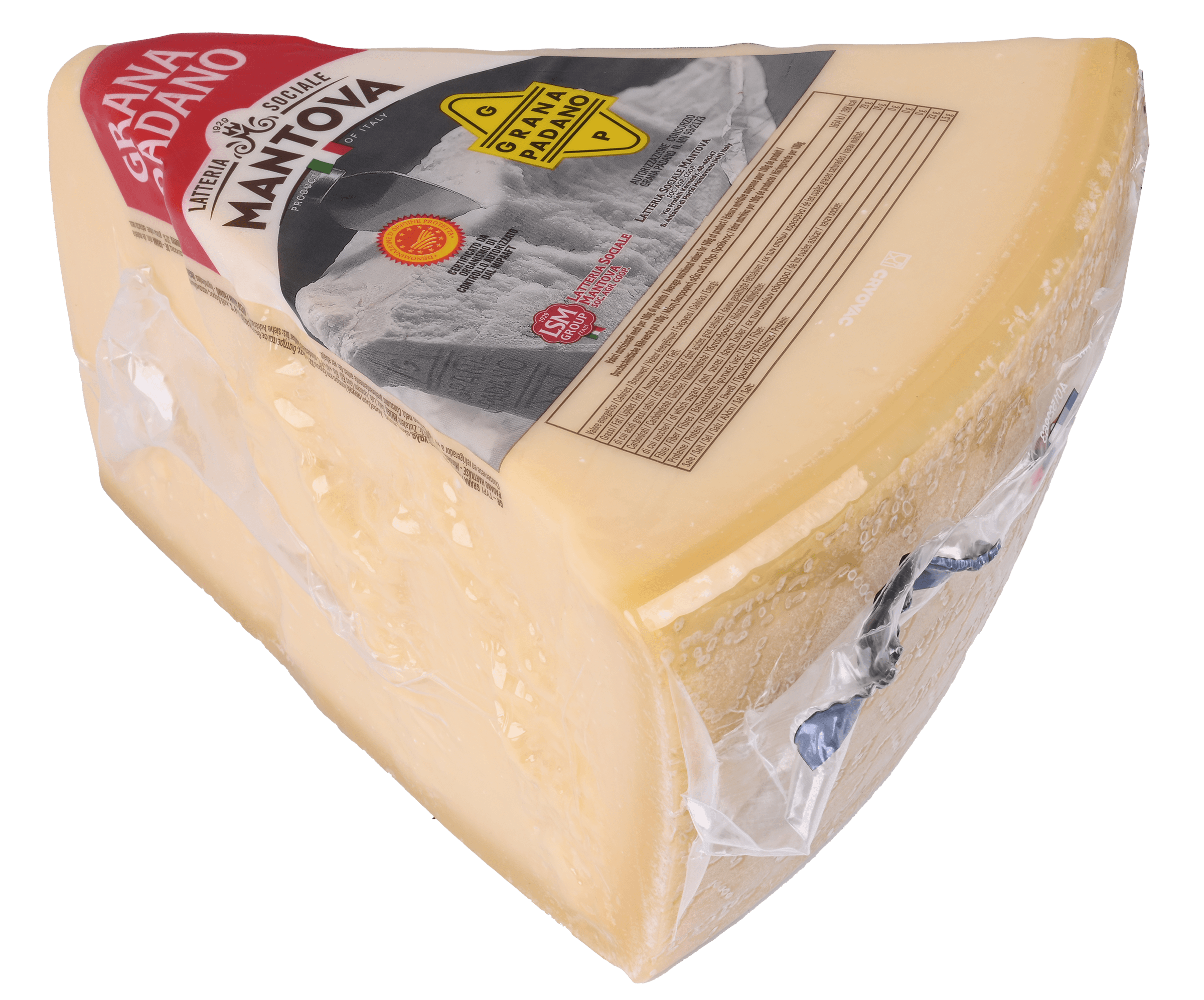 Ital. Grana Padano Kaas P.D.O. 32% ca. 2,2kg