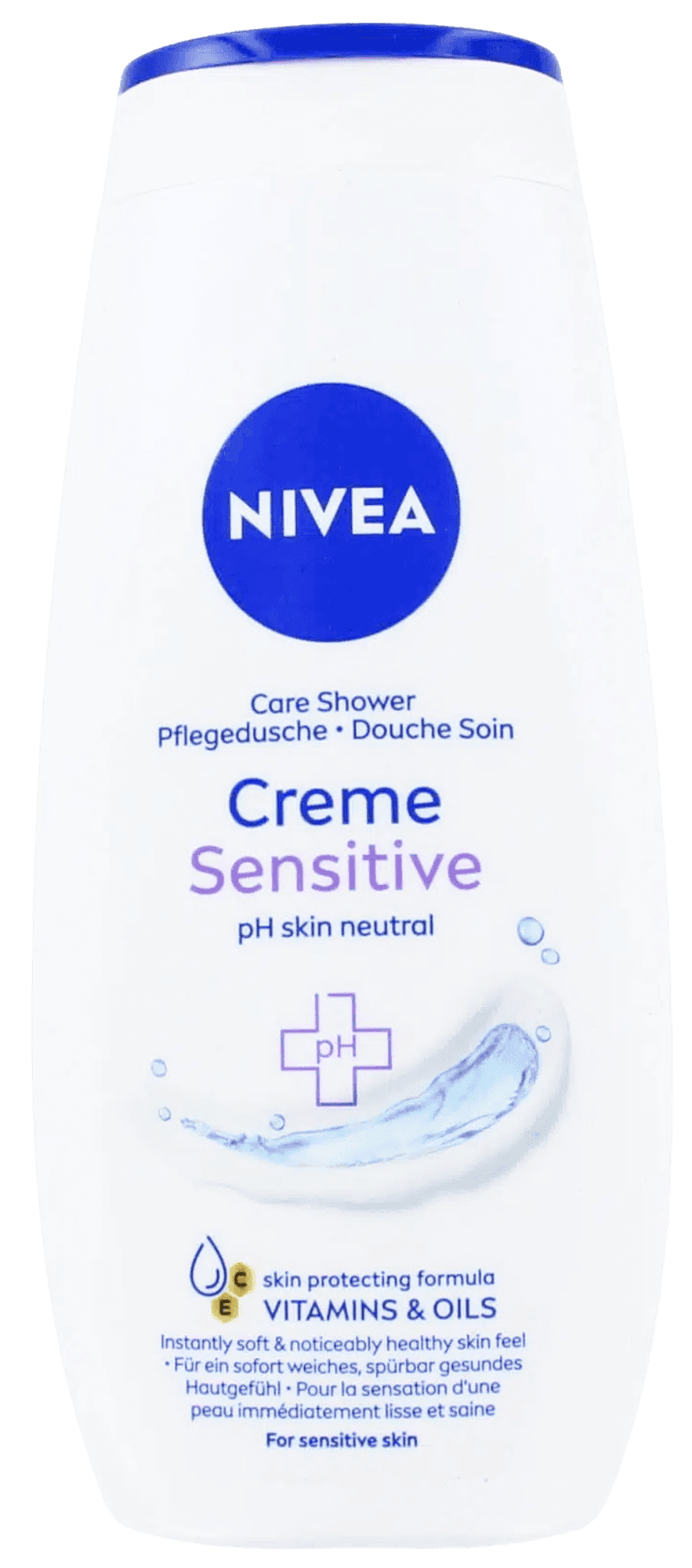 2 flessen Nivea Douche Cream Sensitive 250ml
