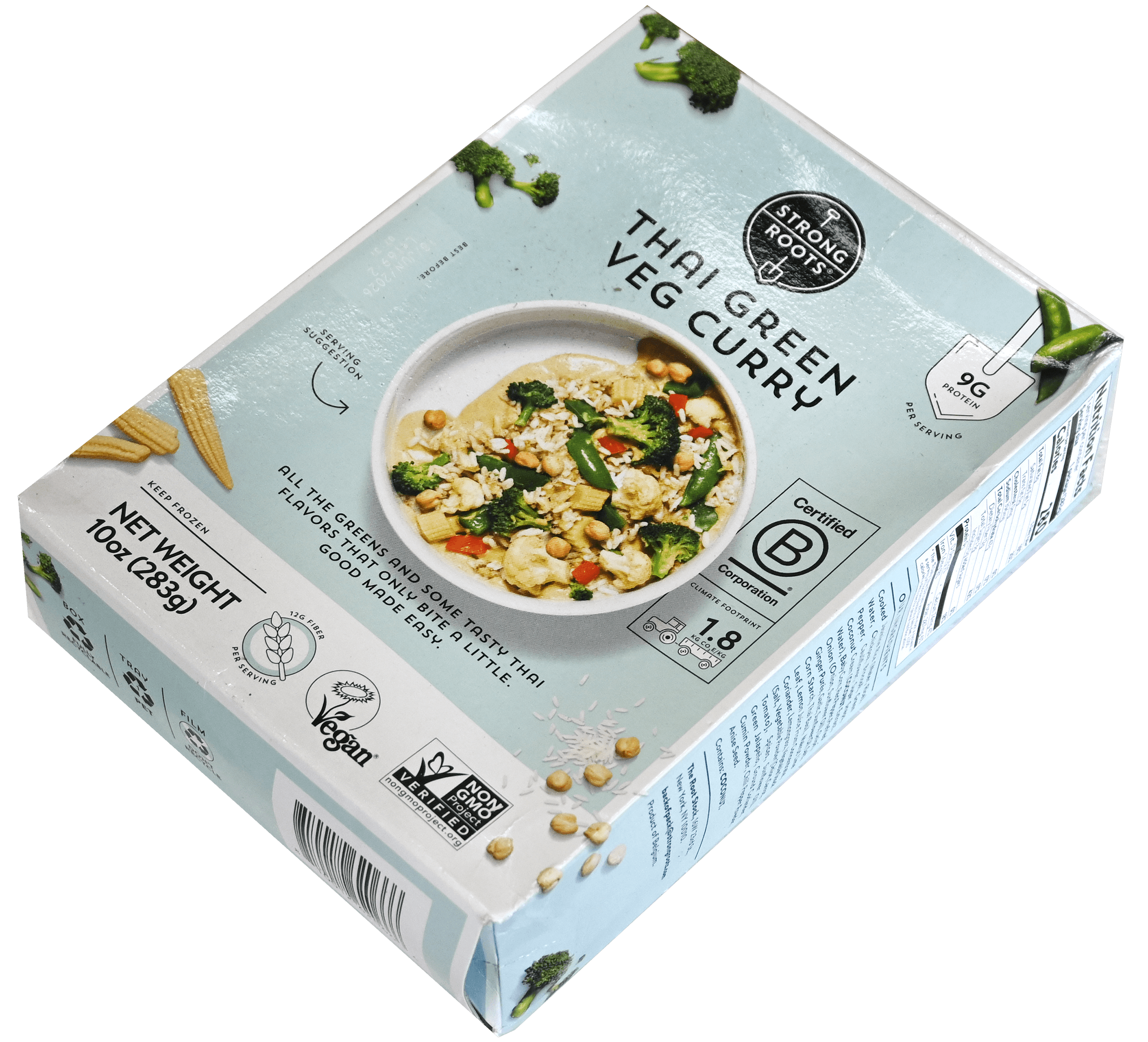 5 bakken Thaise Groene Curry Vega 284g