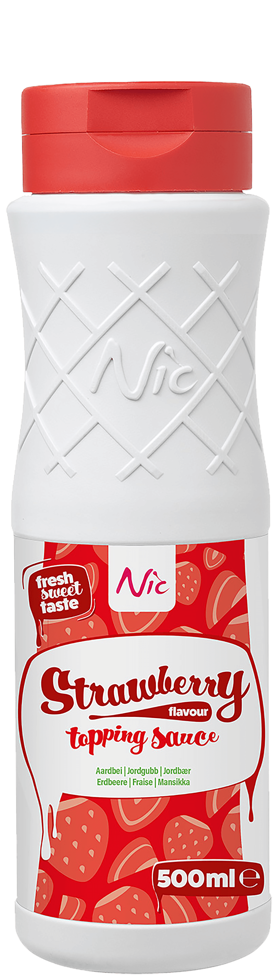 IJs Topping Aardbei 500ml