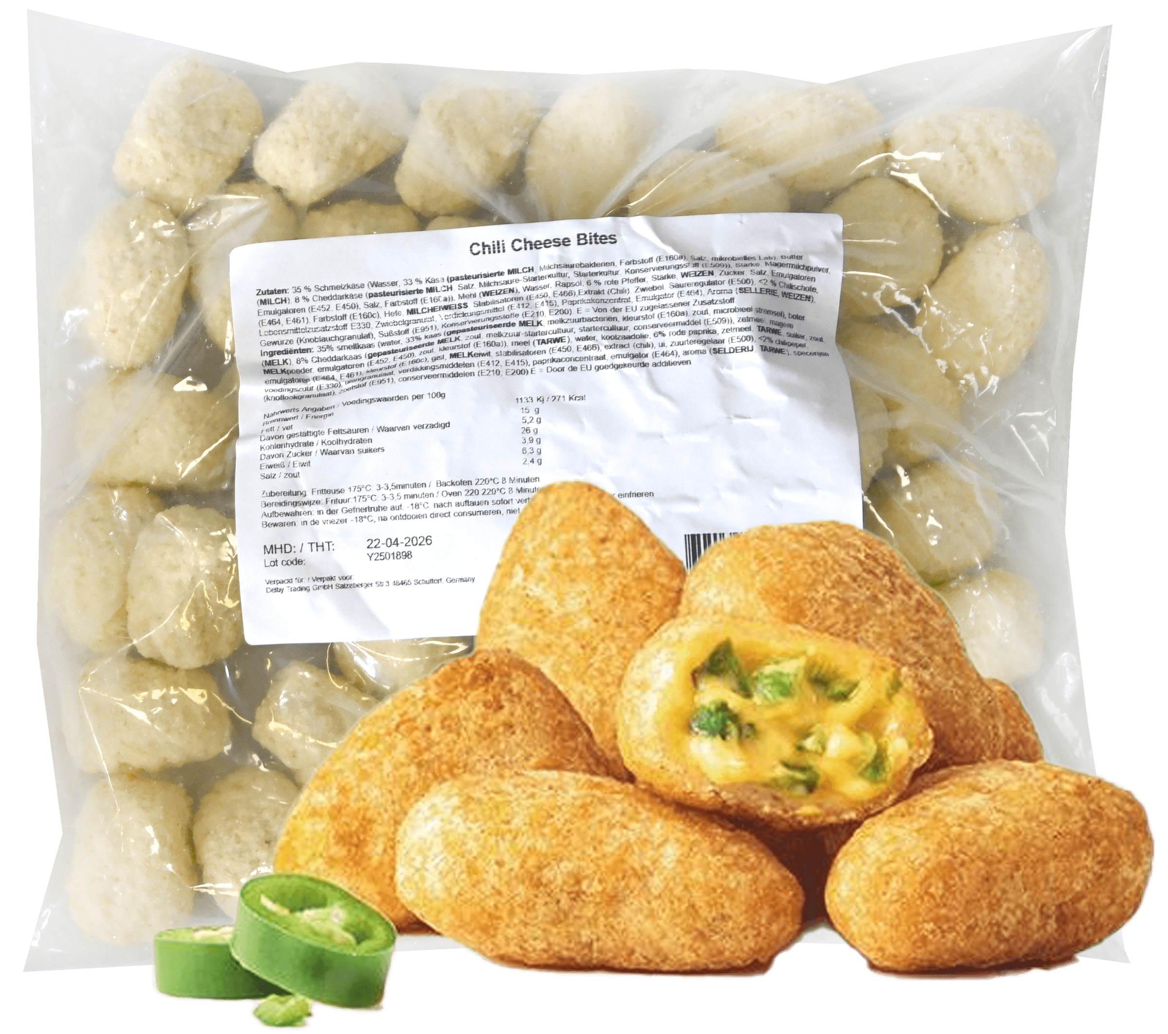 Chili Cheese Bites 1kg
