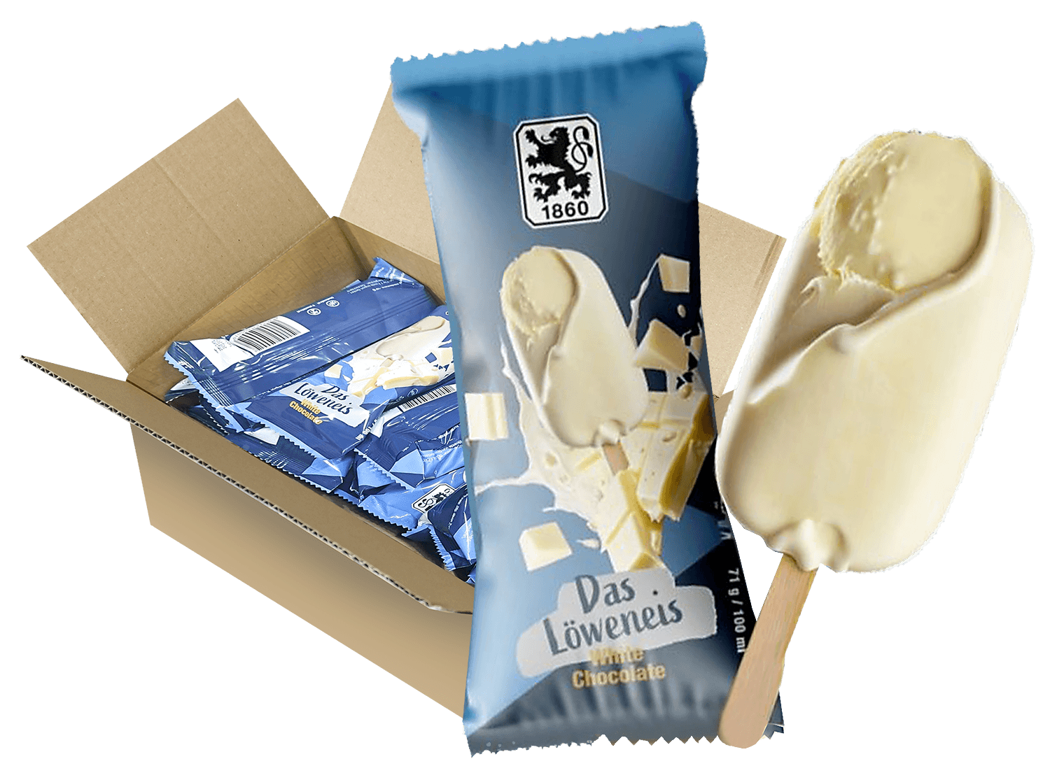 Das Löweneis White Chocolate 25x100ml