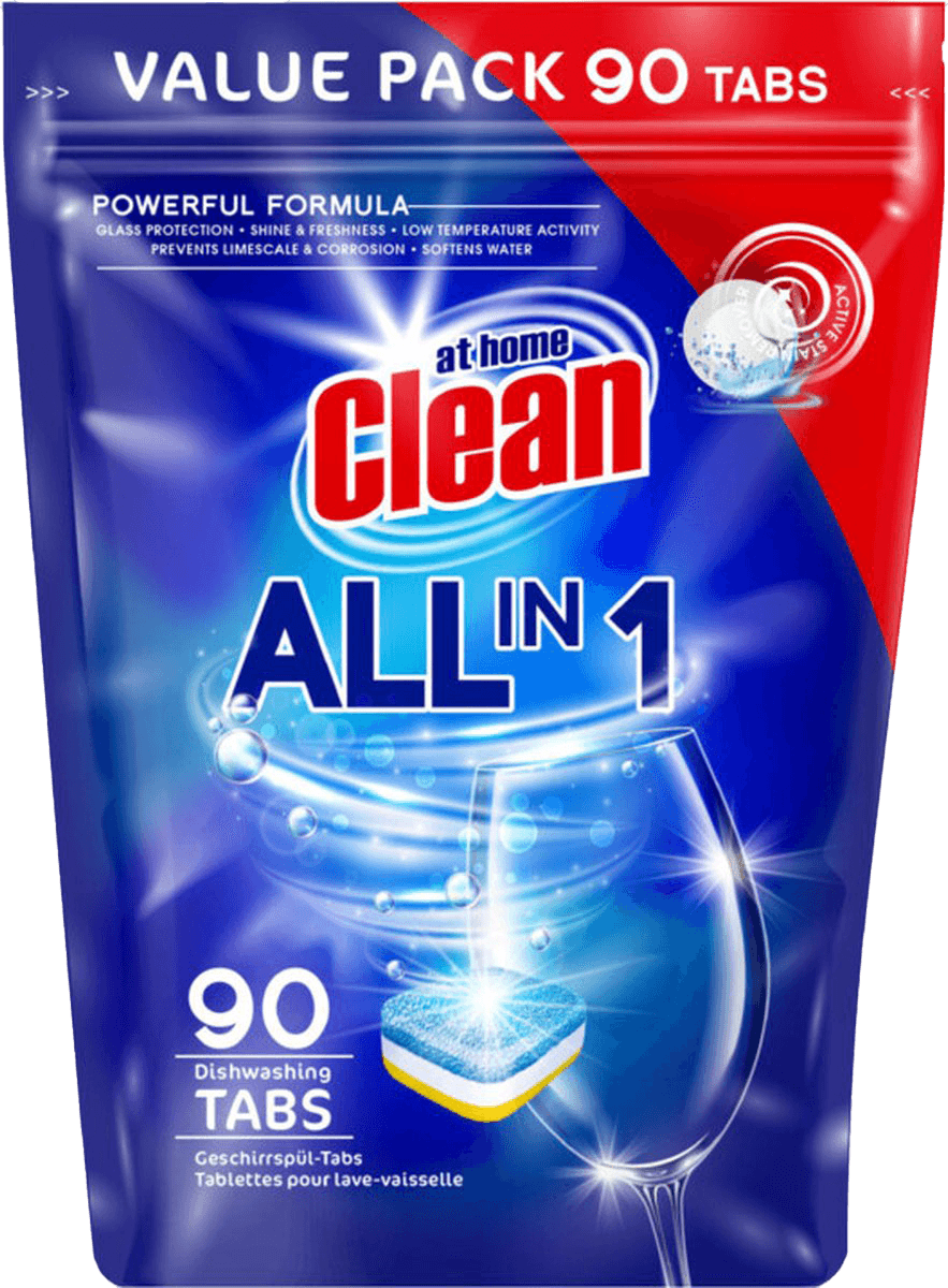At Home Clean Vaatwas Tabs All-in-1 90st