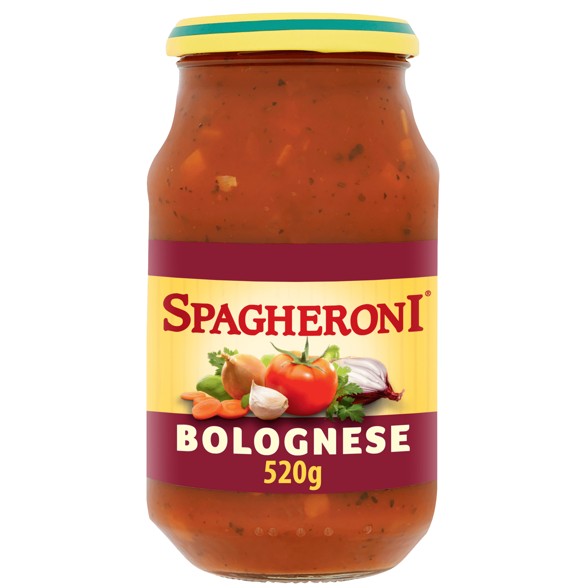 3 potten Heinz Spagheroni Pastasaus Bolognese 520g