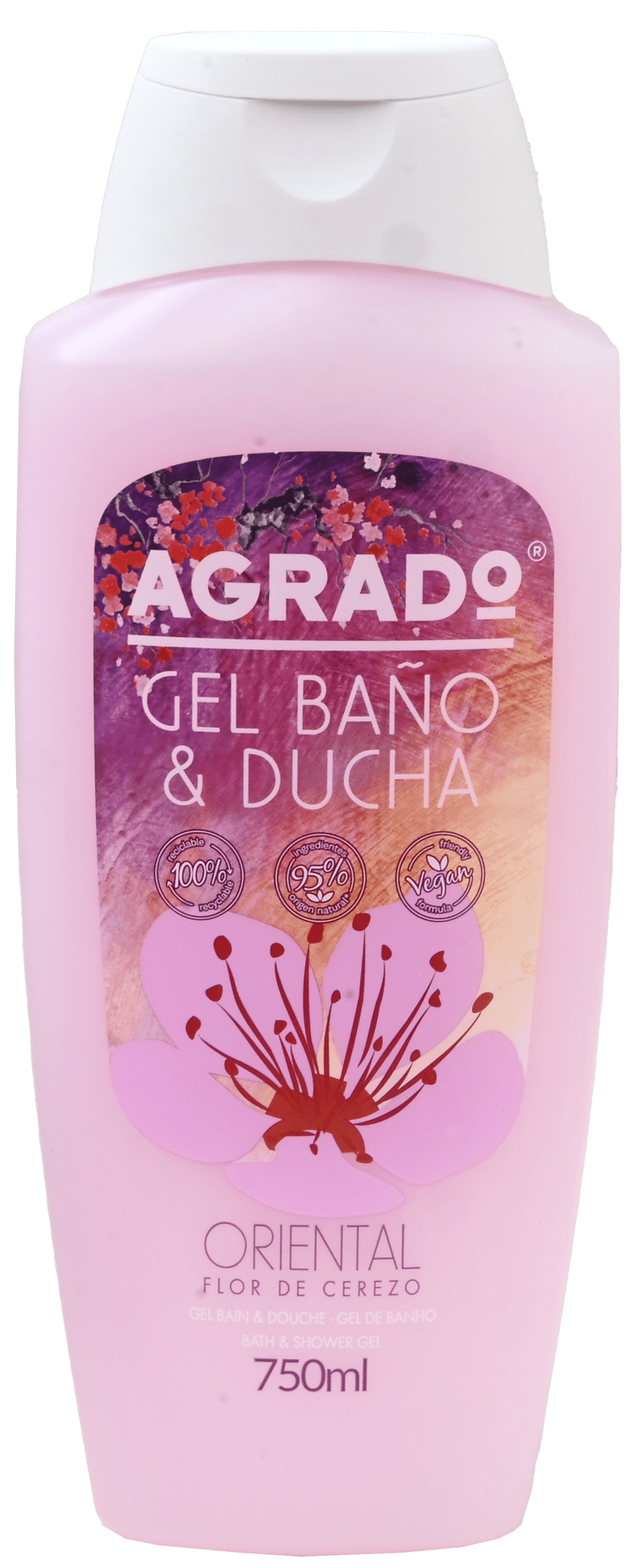 2 flessen Agrado Douche Oriental 750ml