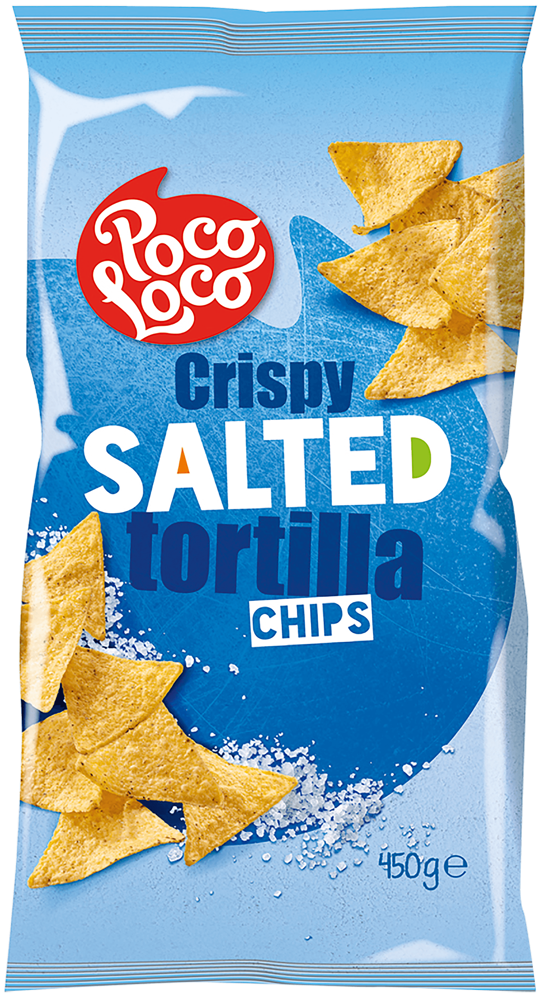 Poco Loco Tortilla Naturel Chips 450g