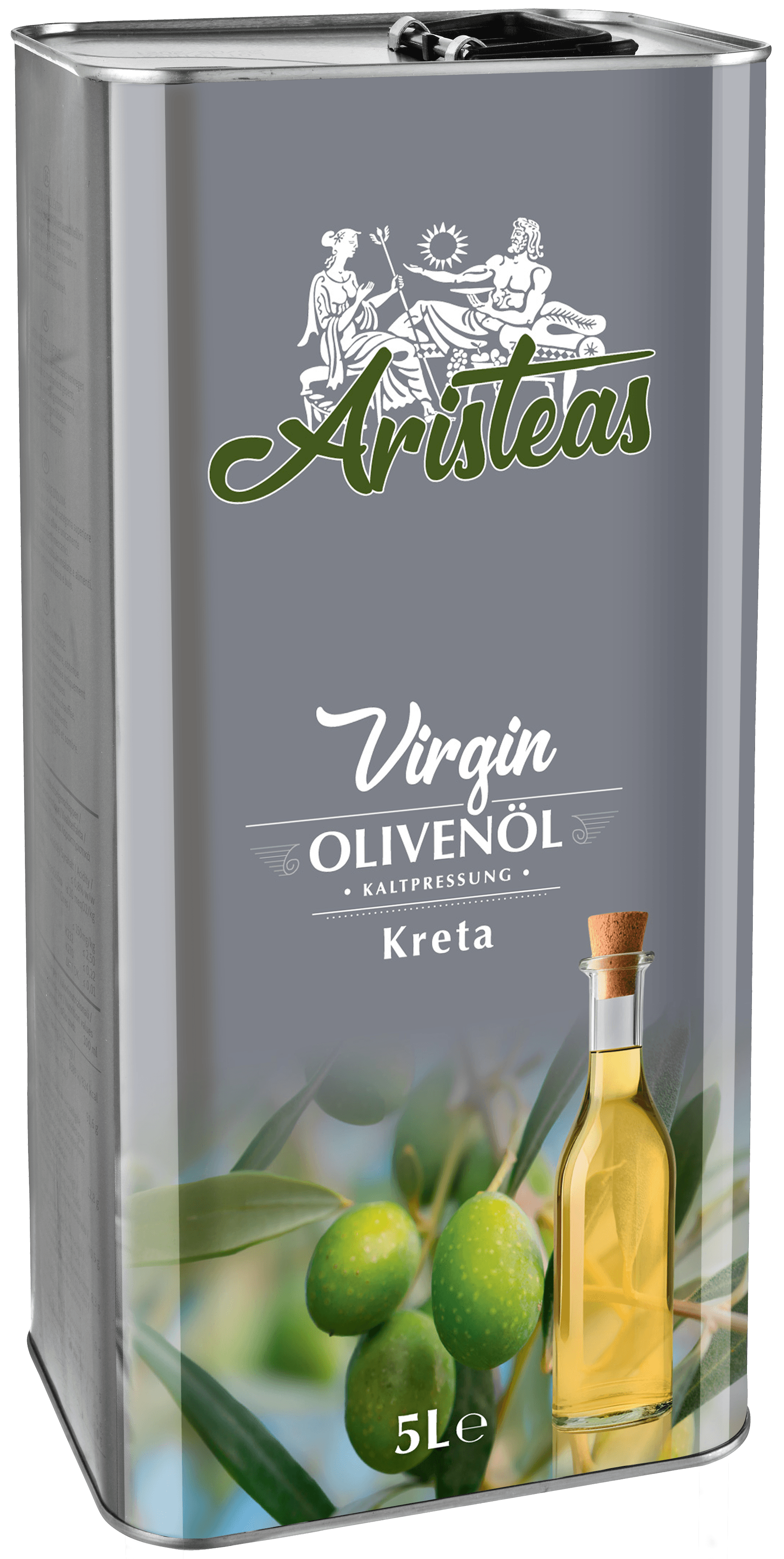 Aristeas Vergine Olijfolie uit Kreta P.D.O. 5L thumbnail 1