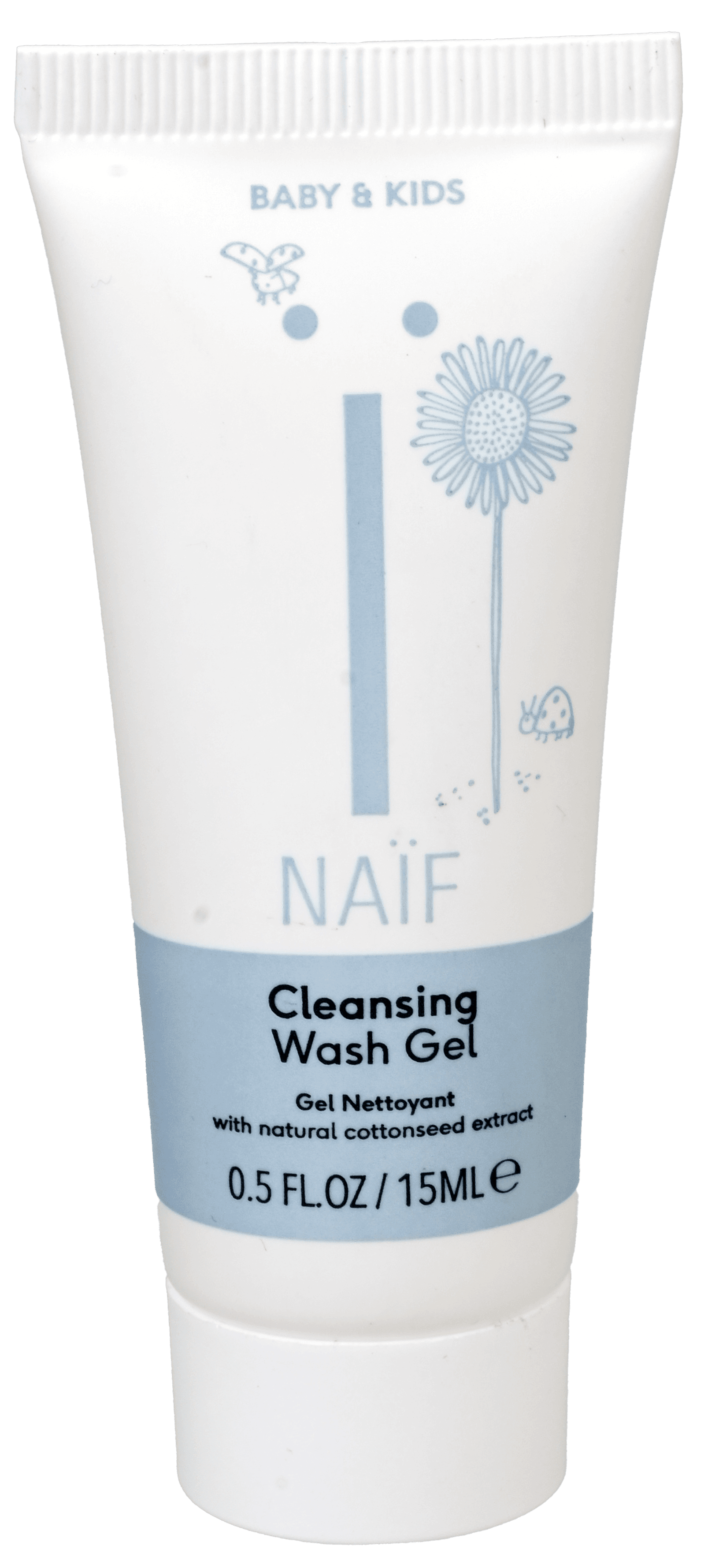 2 Tubes Naif Quality Baby Verzorgende Reinigende Wasgel 15ml