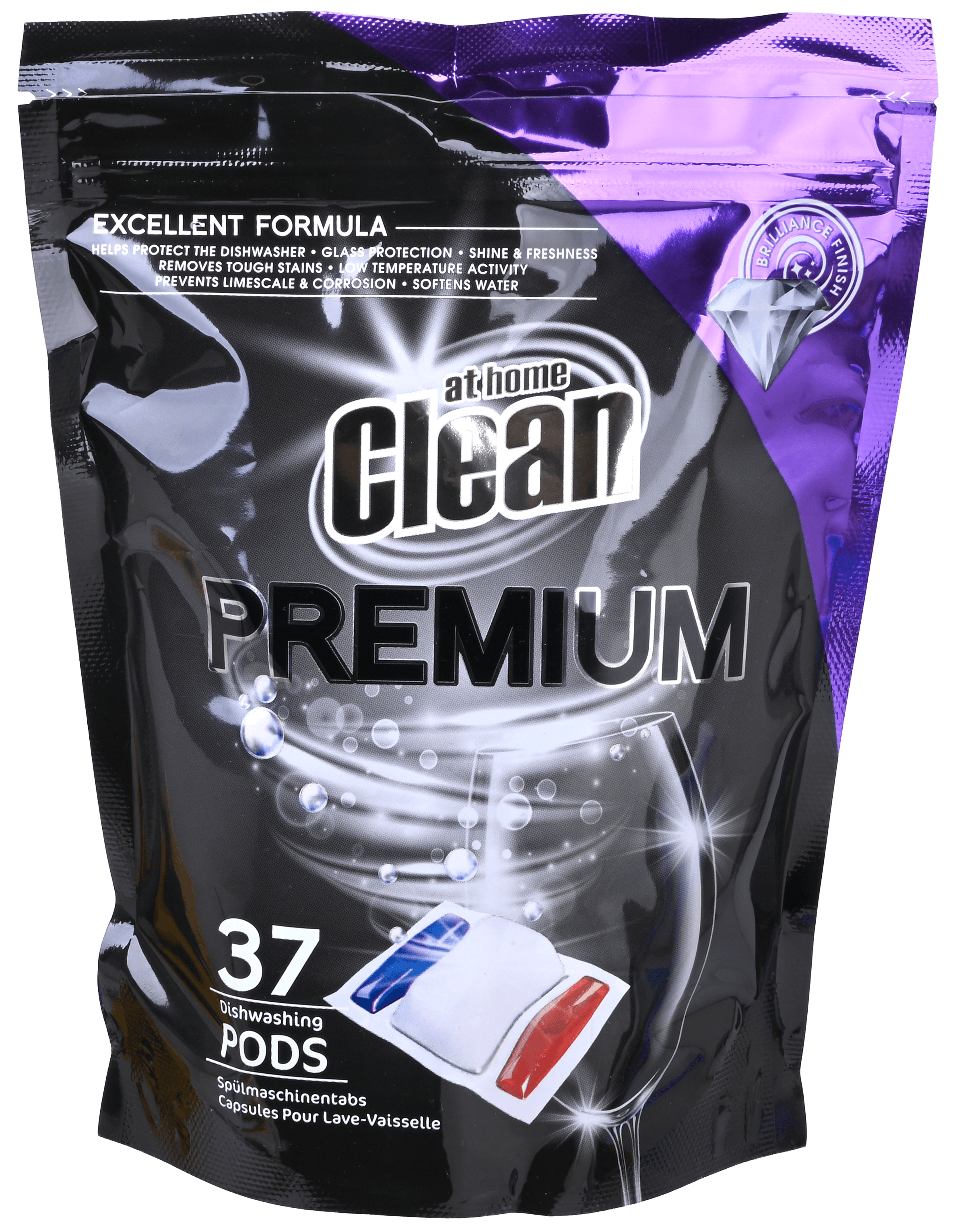 At Home Clean Dishwasher Tabs Premium 37x14g
