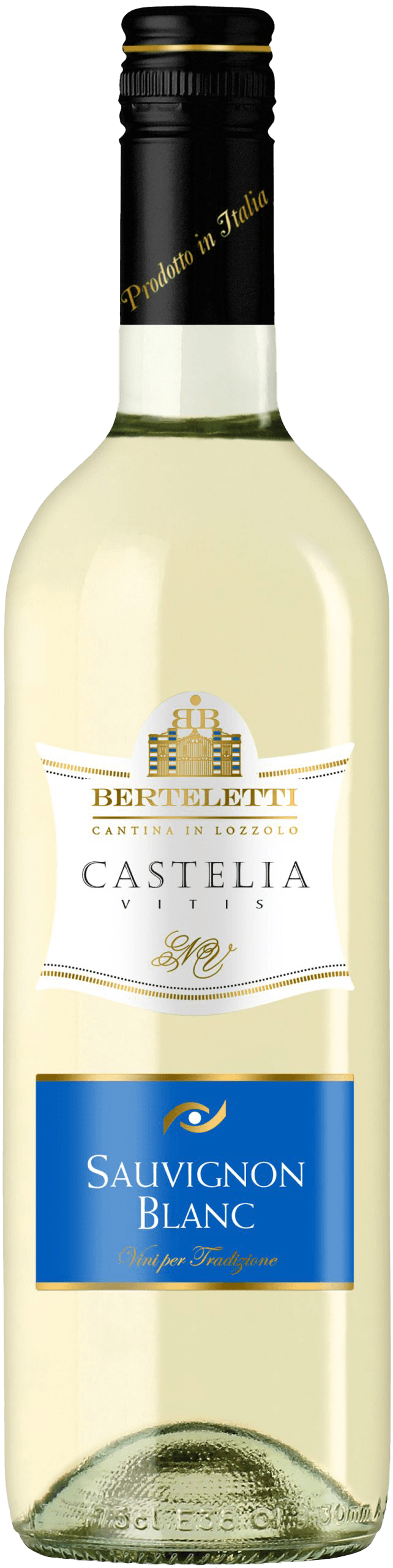 Fles Berteletti Sauvignon Blanc witte wijn 0,75 l