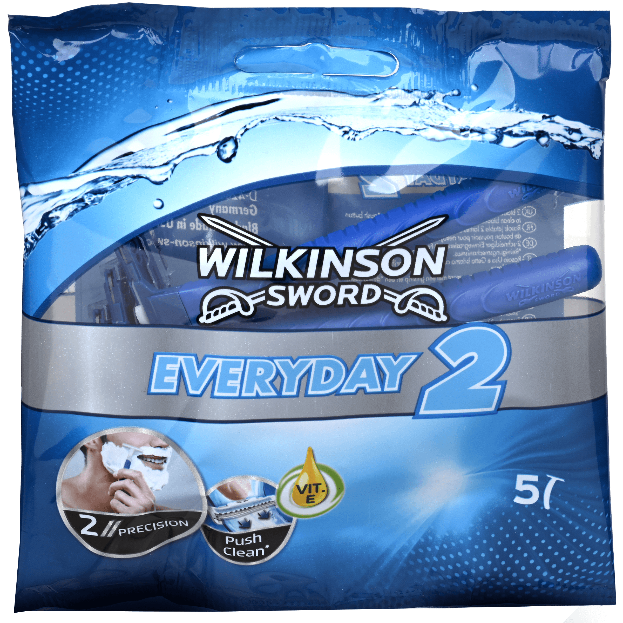 2 pakken Wilkinson Wegwerpscheermesjes Men 5st