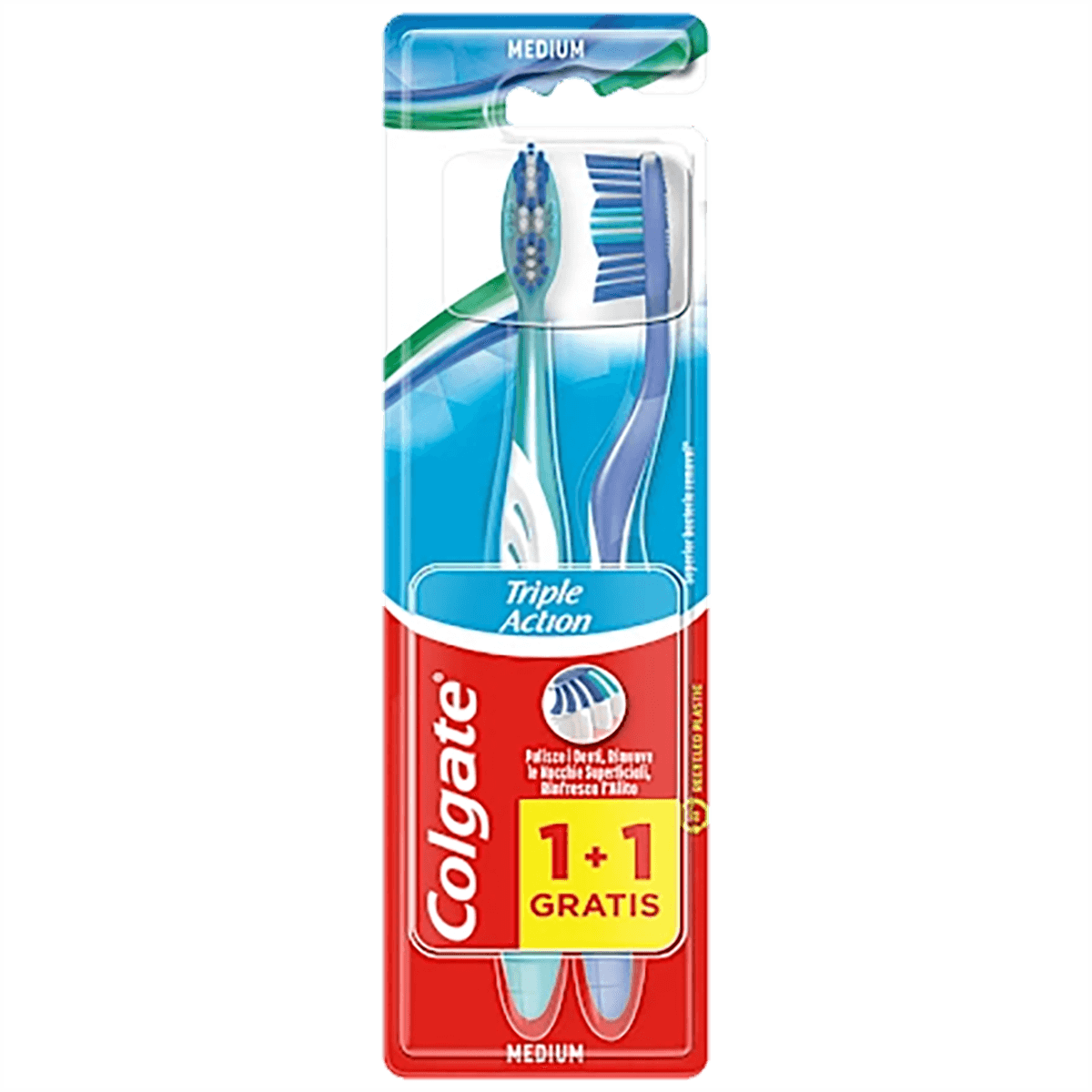 Colgate Tandenborstel Triple Action 2st