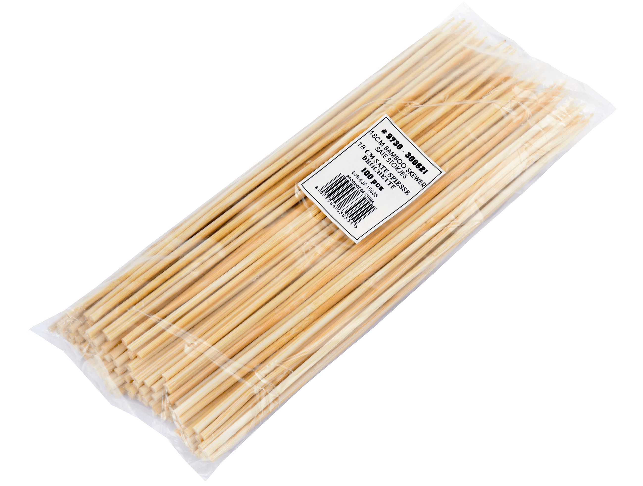Bamboo Satestokjes 18 cm 100st