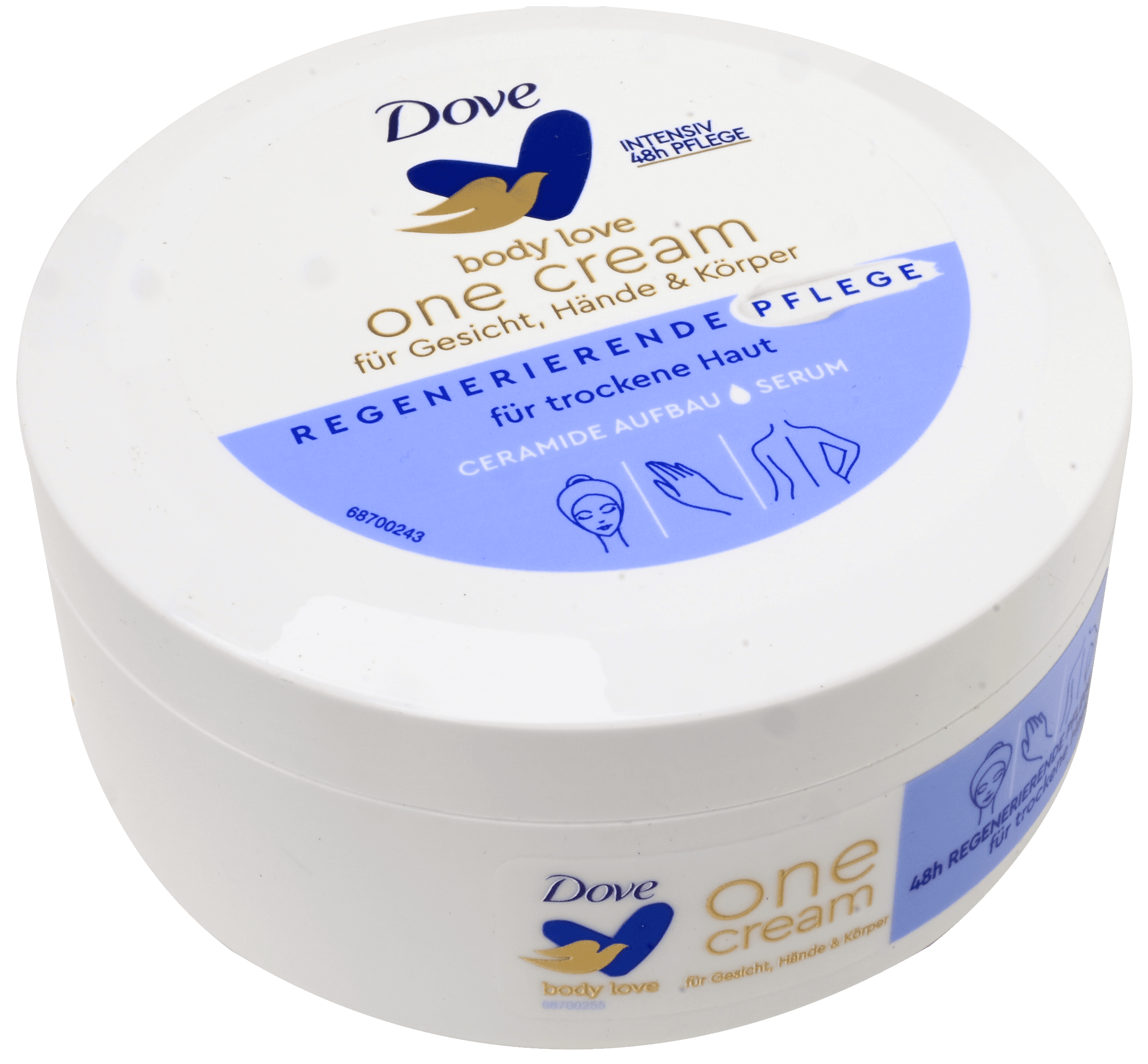 2 flessen Dove Body Cream Body Love Regenerating Care 250ml