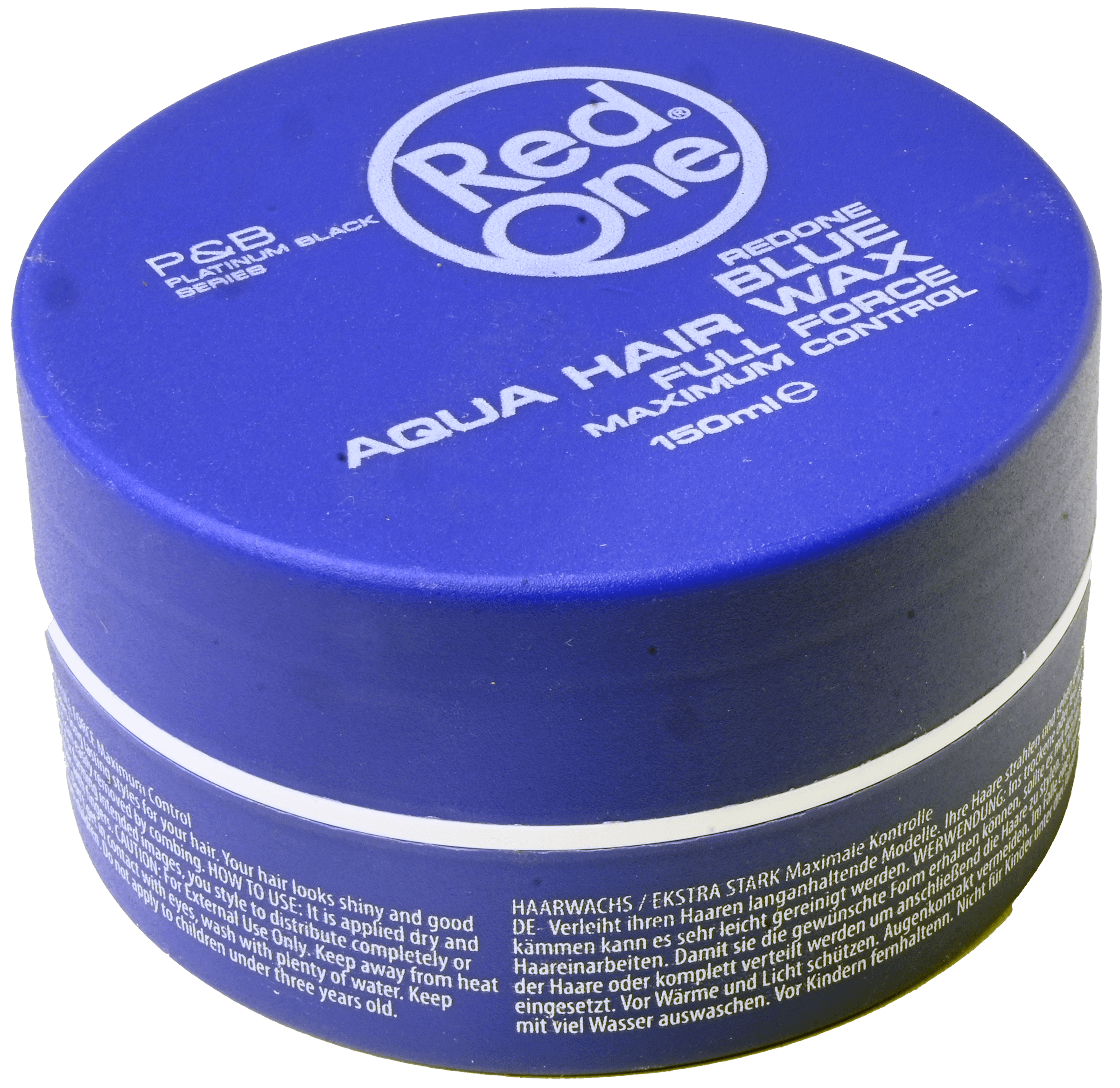 2 potten Red One Haarwax Blue Aqua 150ml