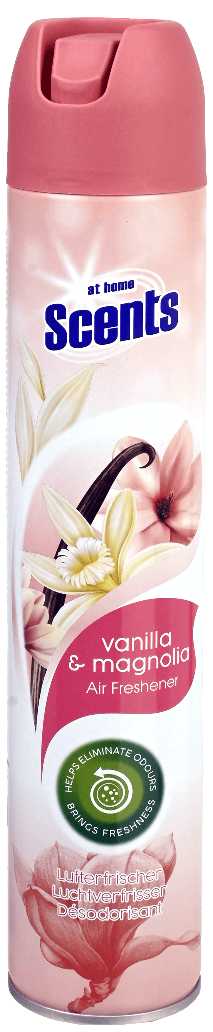 2 bussen AtHome Scents Luchtverfrisser Vanilla and Magnolia 400ml
