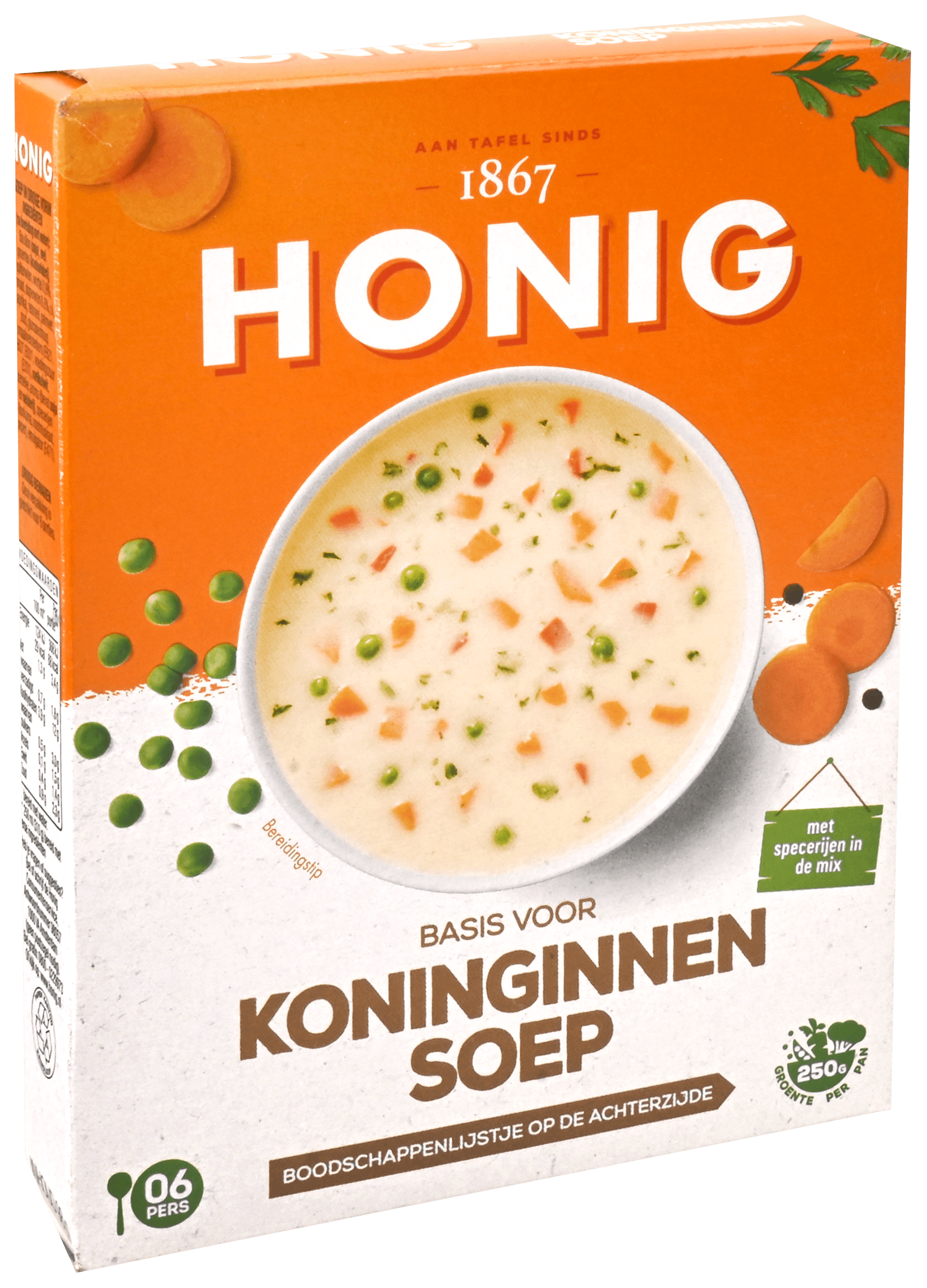 4 pakken Honig soepbasis voor koninginnesoep 98 g