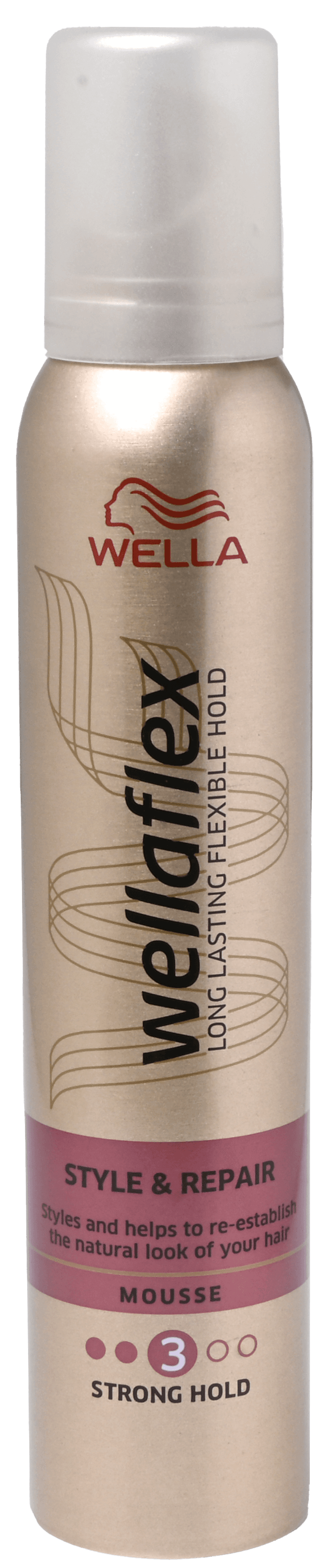 2 flessen WellaFlex Styling Mousse Style & Repair 200ml