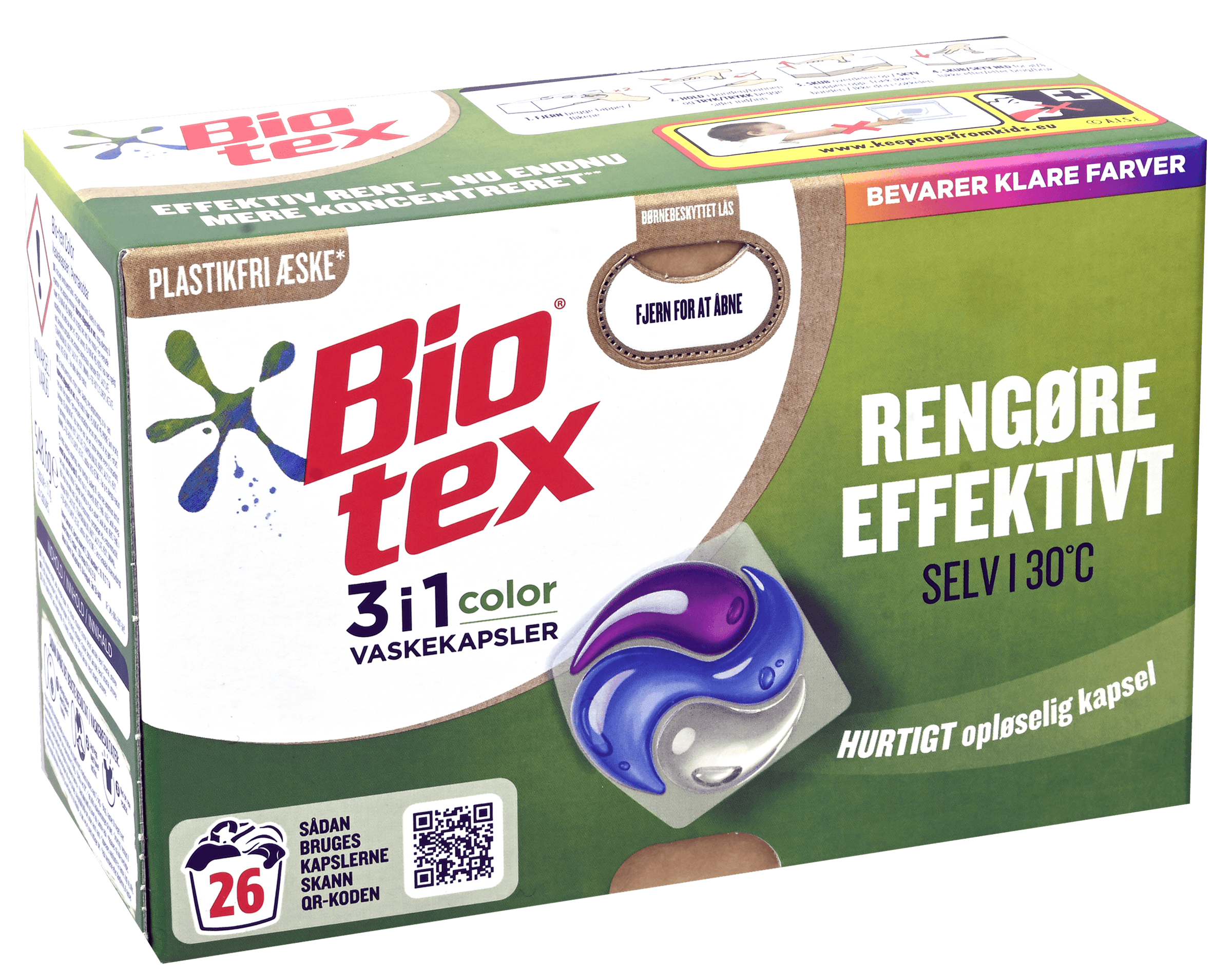 Biotex Washing Caps Color 26st