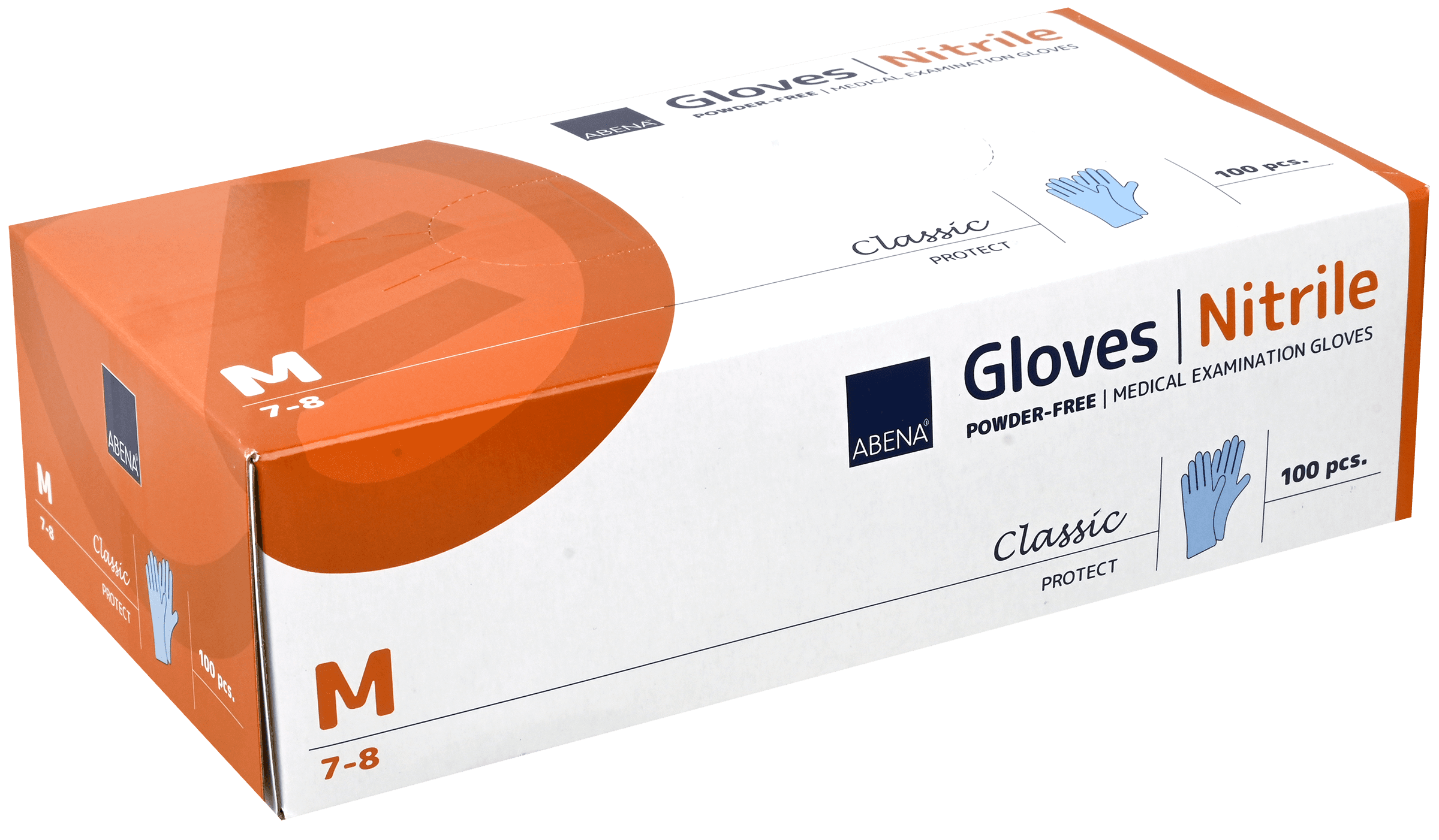 Classic Handschoen Nitril Blauw M 100st